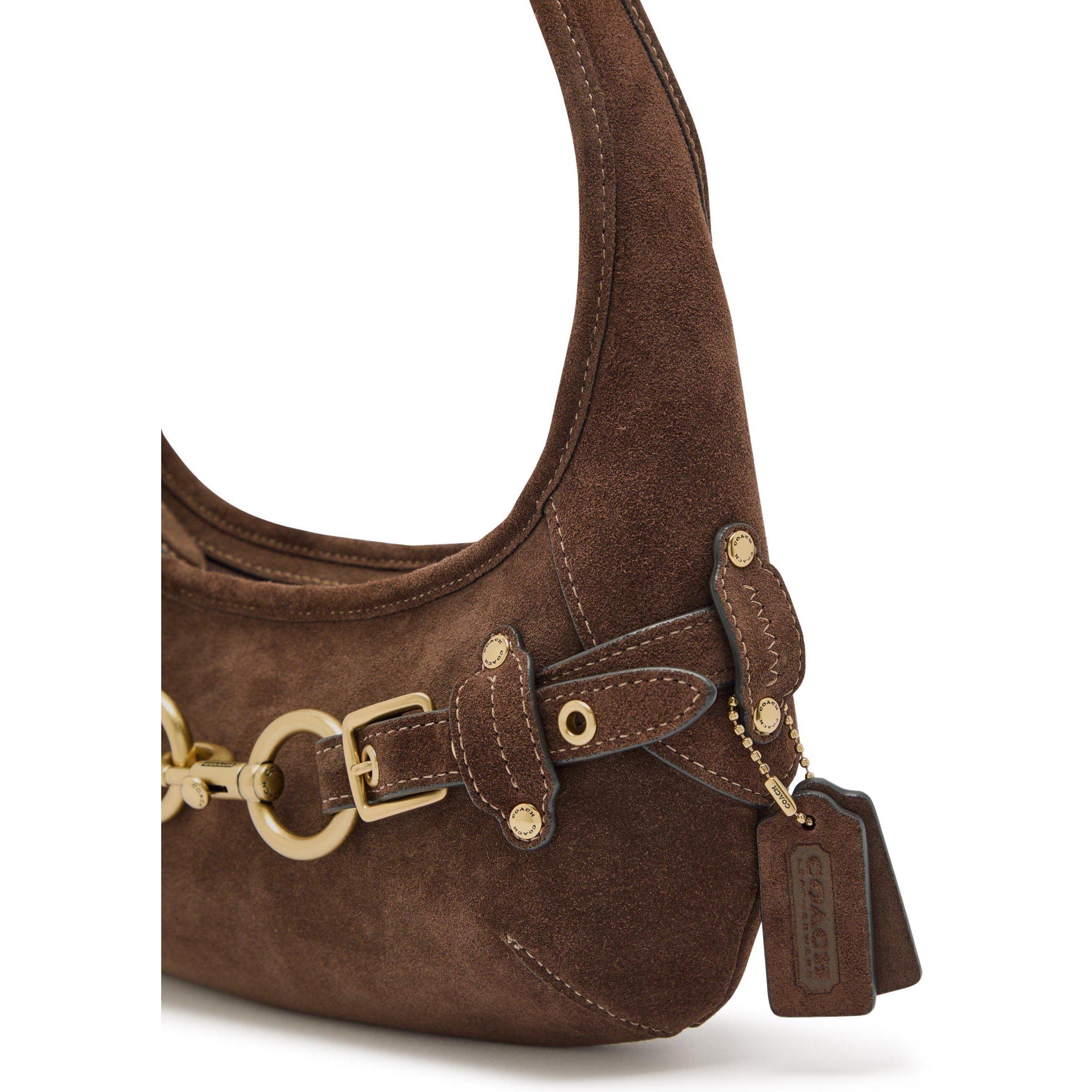 DARK BROWN - Coach - BELTED ERGO SHOULDER BAG 26 SU - 4