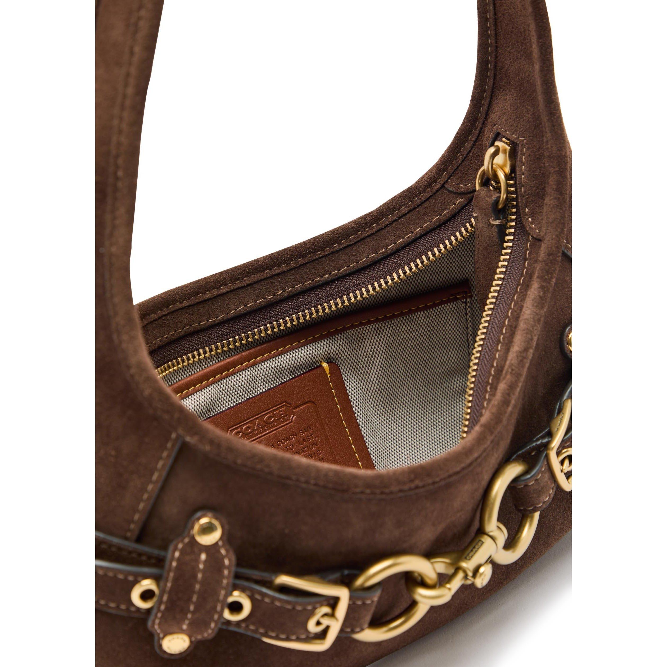 DARK BROWN - Coach - BELTED ERGO SHOULDER BAG 26 SU - 5