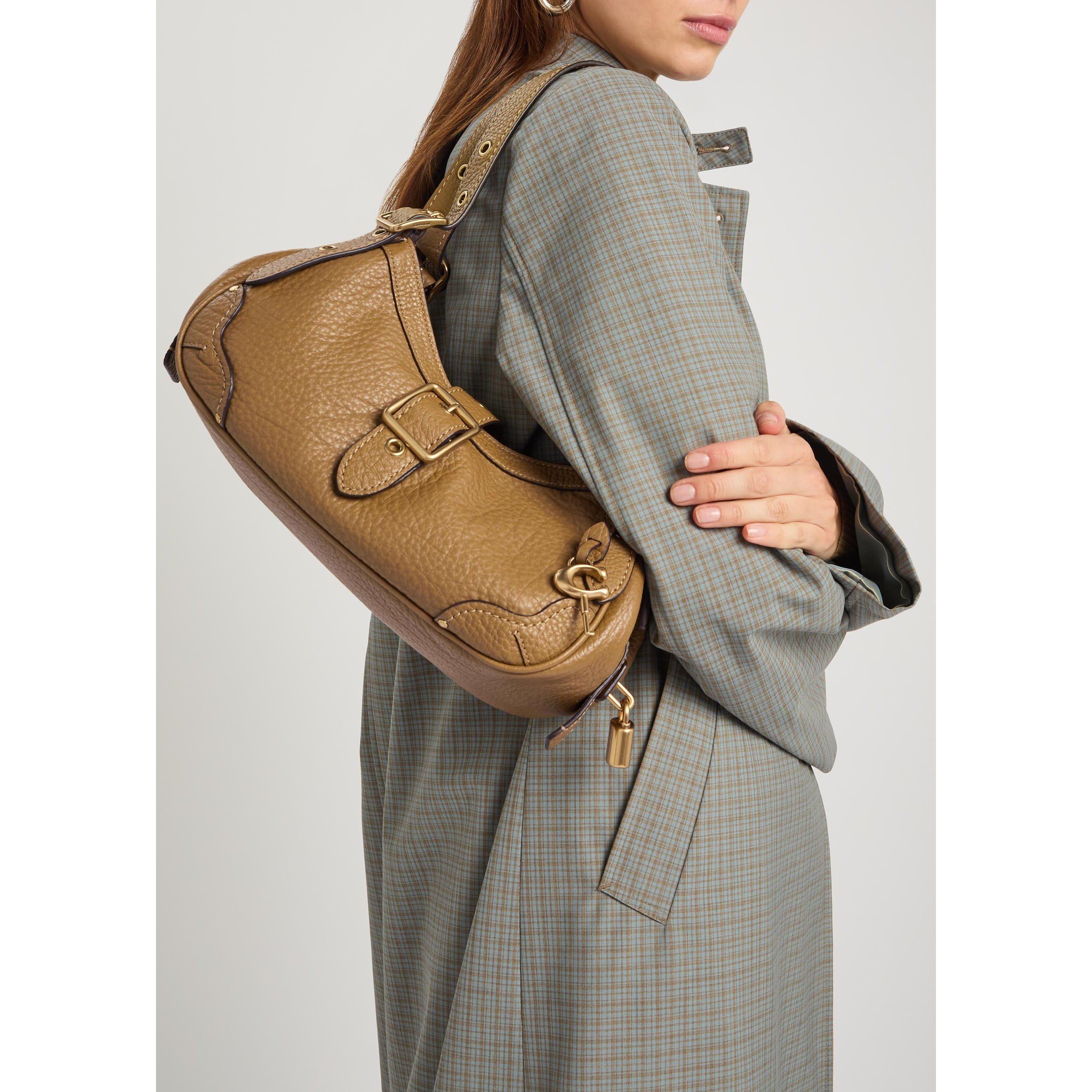OLIVE - Coach - Women's Drifter Small Pebbled Leather Shoulder Bag - 3