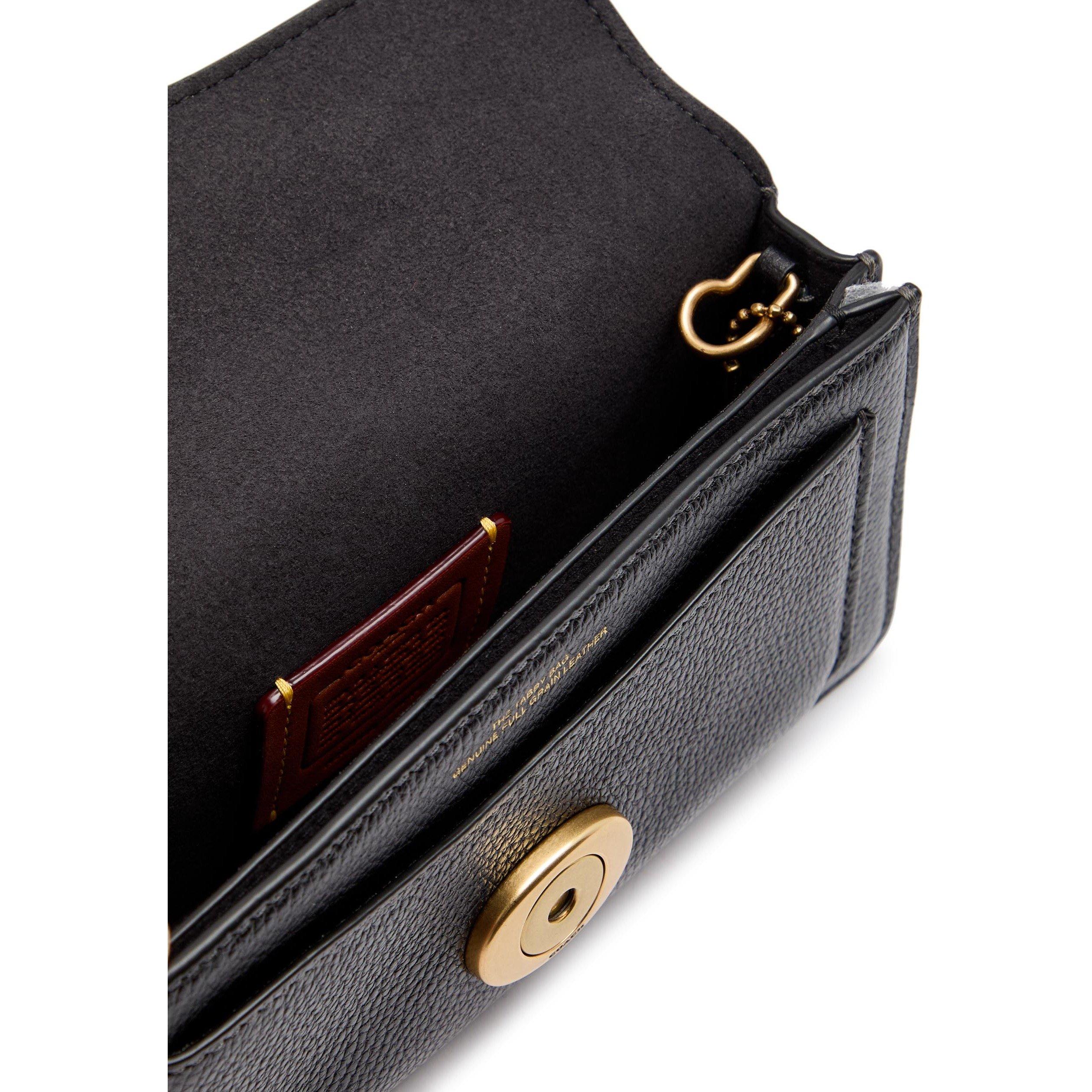 BLACK - Coach - TABBY CHAIN CROSSBODY 19 POLI/ - 5