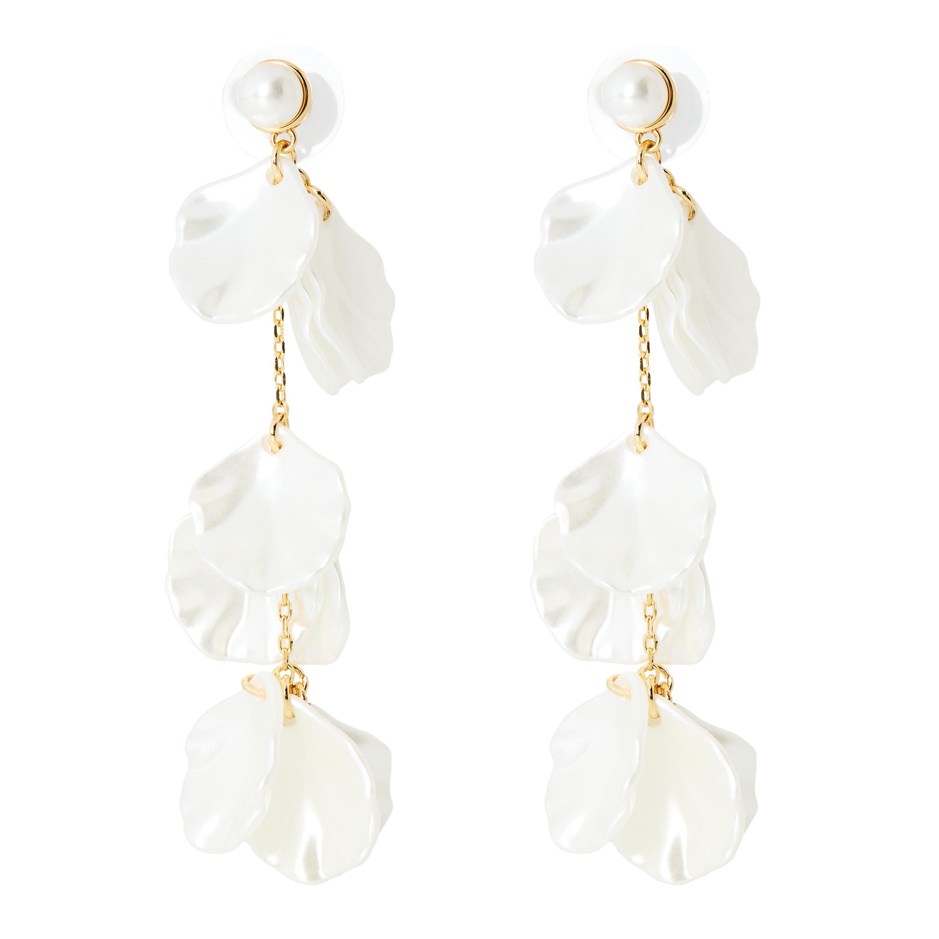 PEARL - Self Portrait - PEARL PETAL TIERED EARRIN - 1