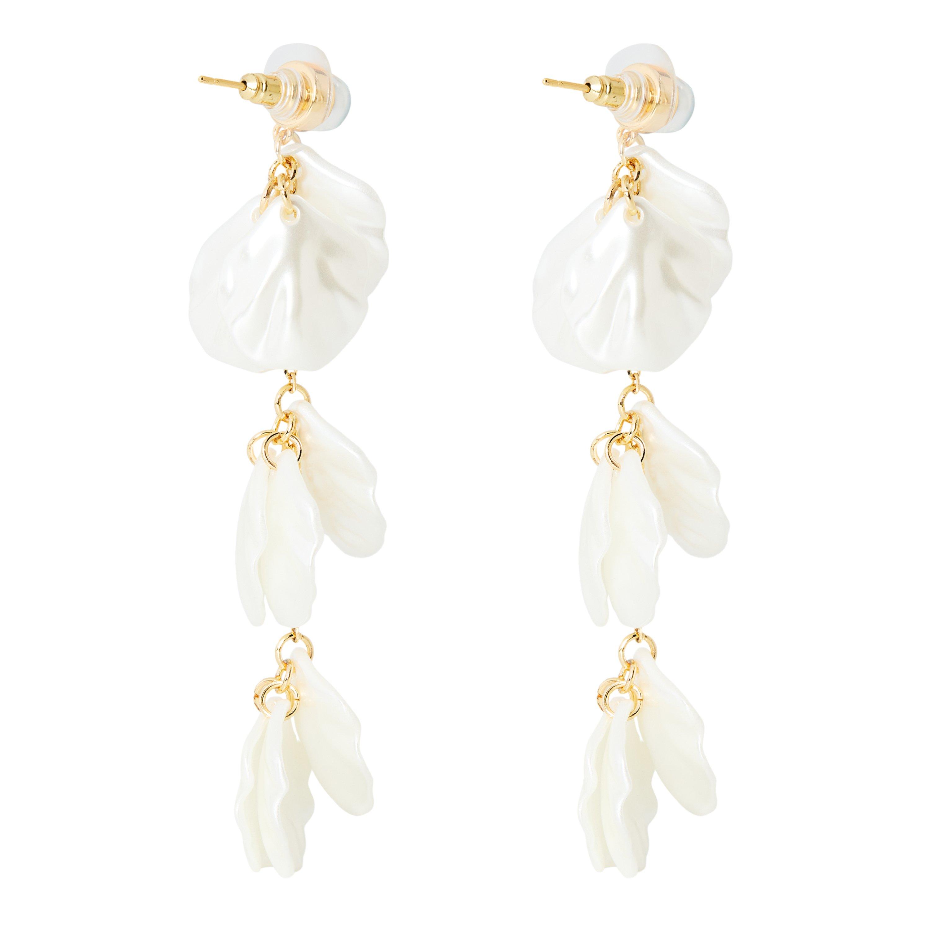PEARL - Self Portrait - PEARL PETAL TIERED EARRIN - 2
