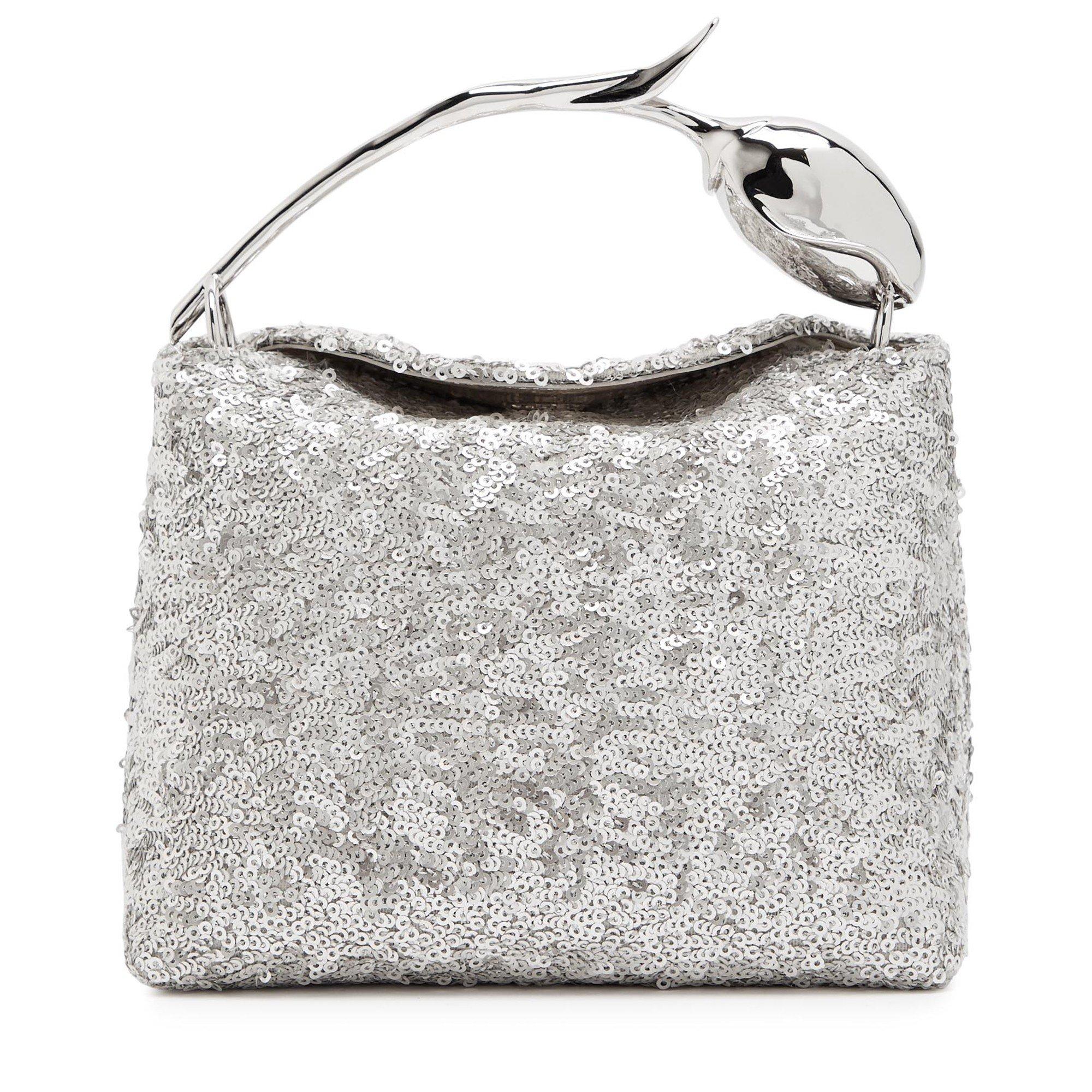 SILVER - Erdem - MINI BLOOM BAG