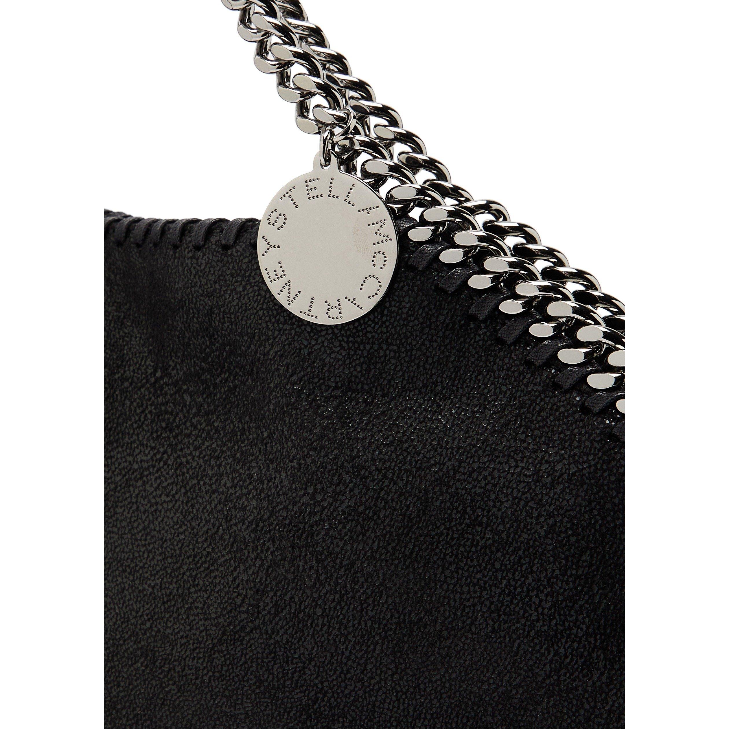 BLACK - Stella McCartney - Falabella 3-Chain Bag Eco Shag - 4