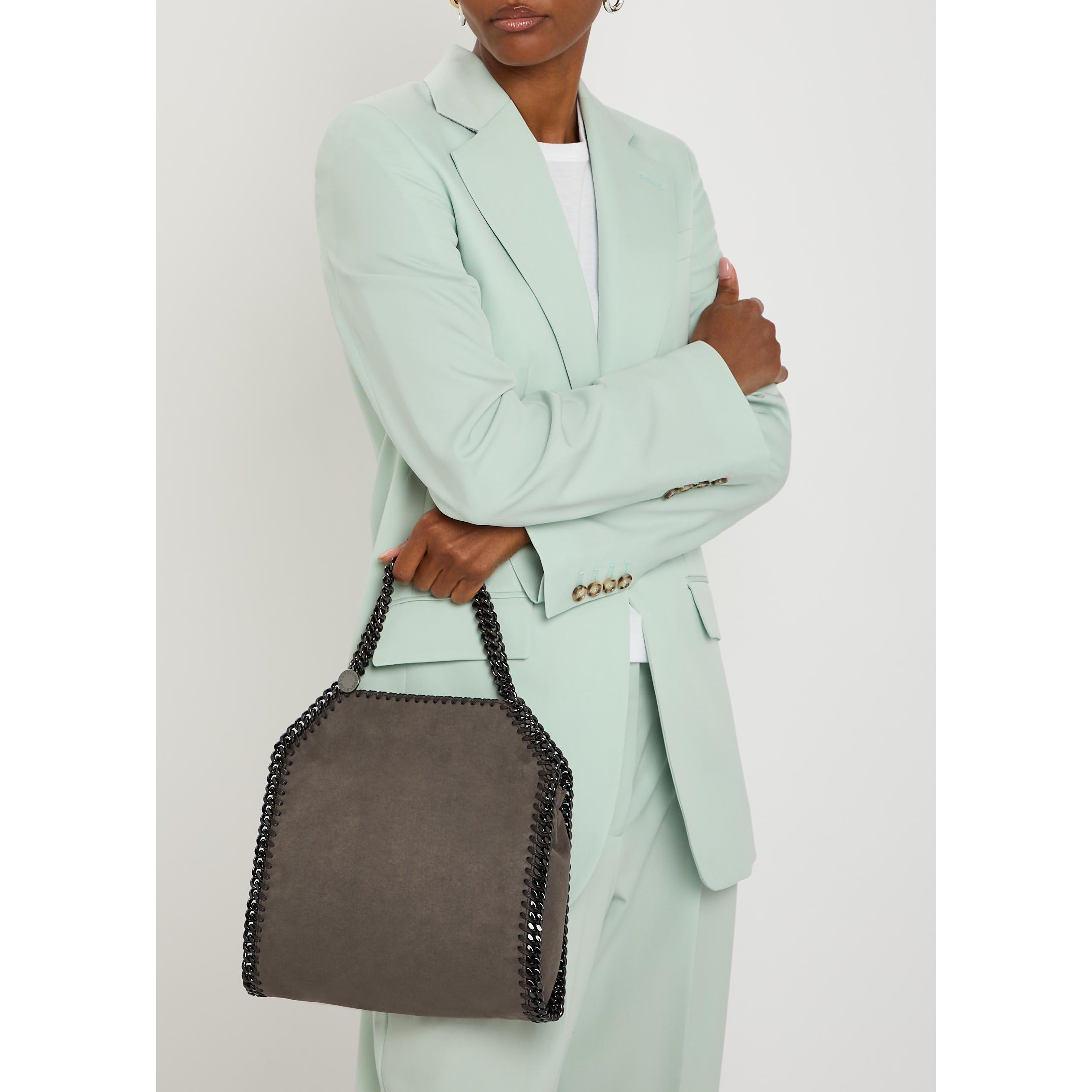 TAN - Stella McCartney - Falabella Mini Bag Alter Suede - 3