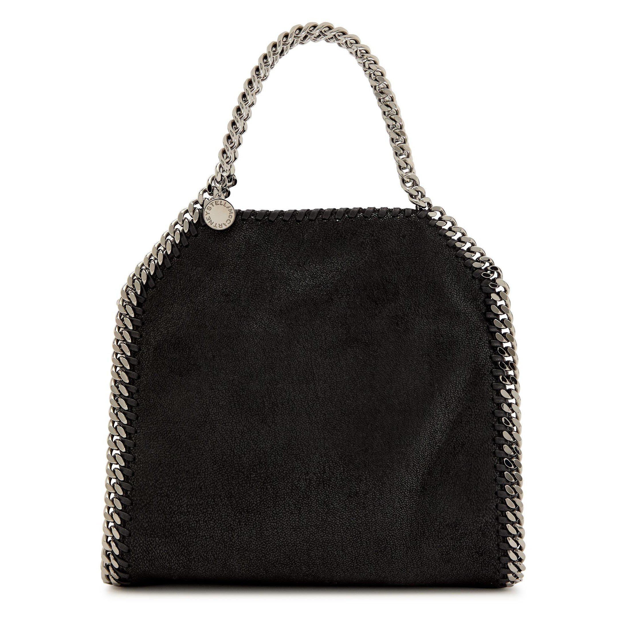 BLACK - Stella McCartney - Falabella Mini Bag Eco Shaggy - 1