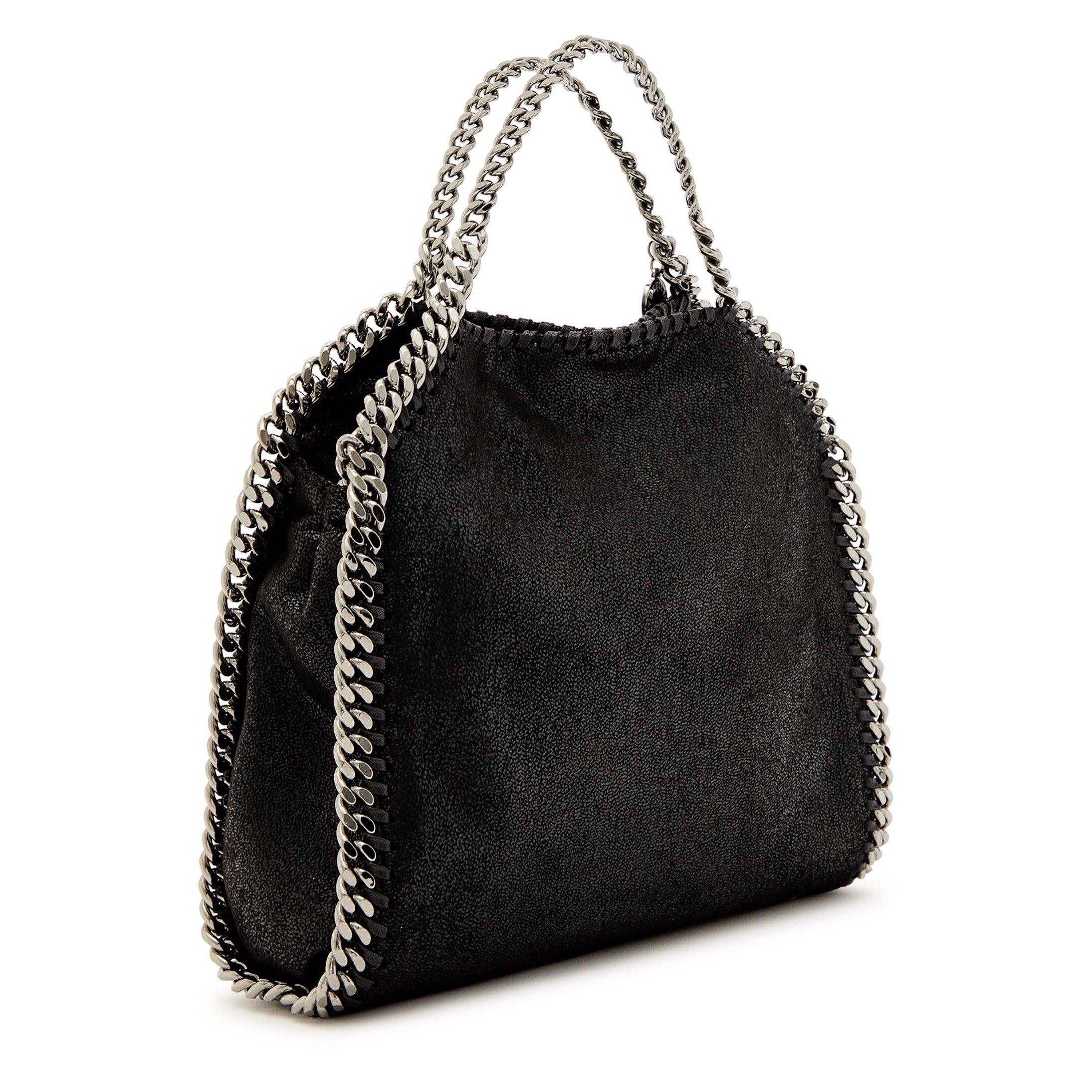 BLACK - Stella McCartney - Falabella Mini Bag Eco Shaggy - 2