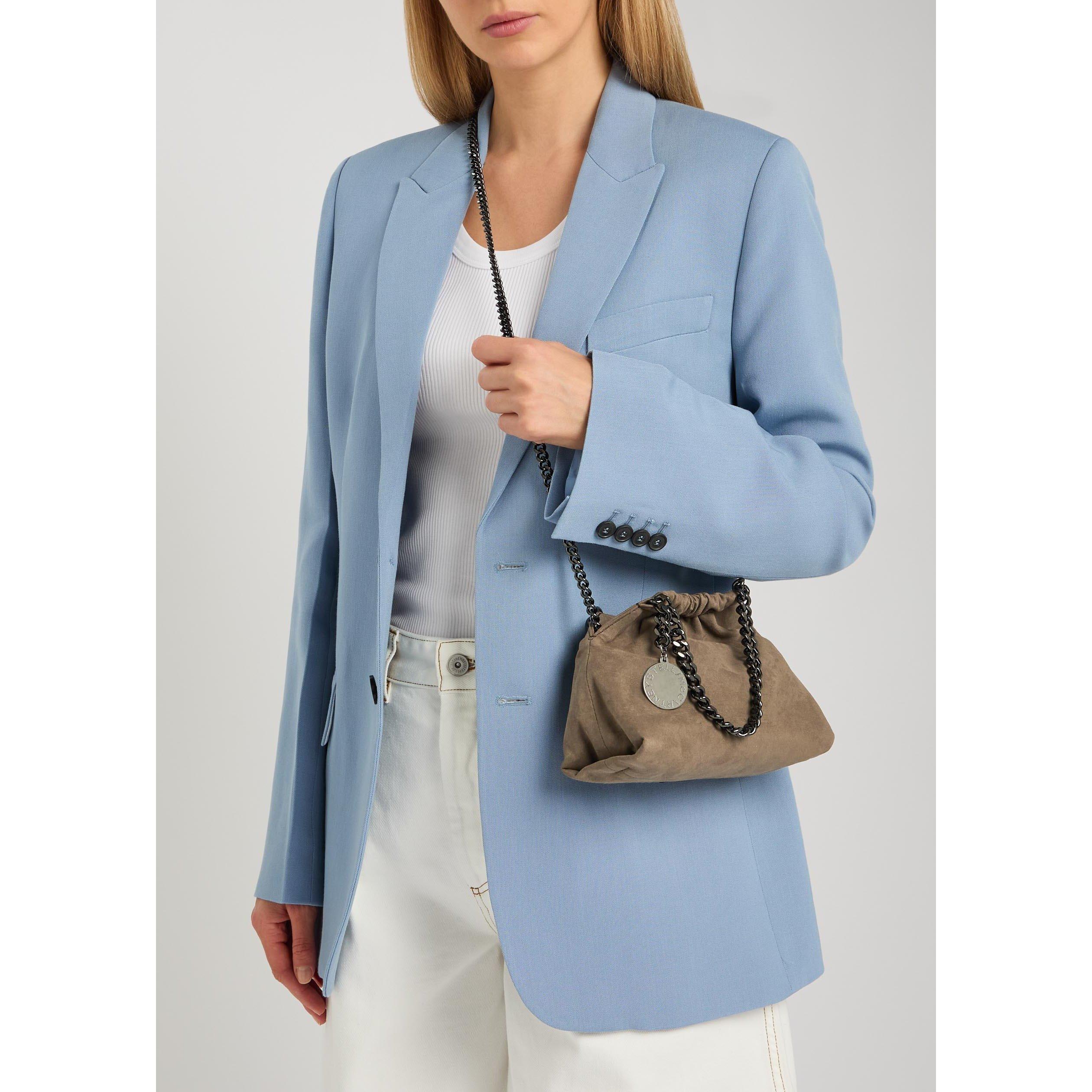 TAUPE - Stella McCartney - Falabella Mini Drawstring Bag - 3