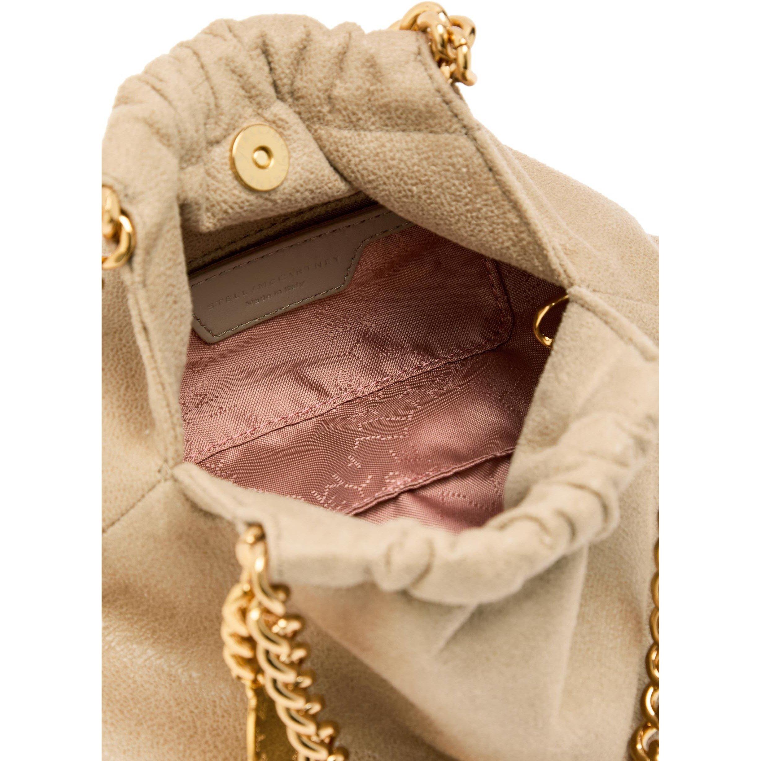 CREAM - Stella McCartney - Falabella Mini Drawstring Bag - 5