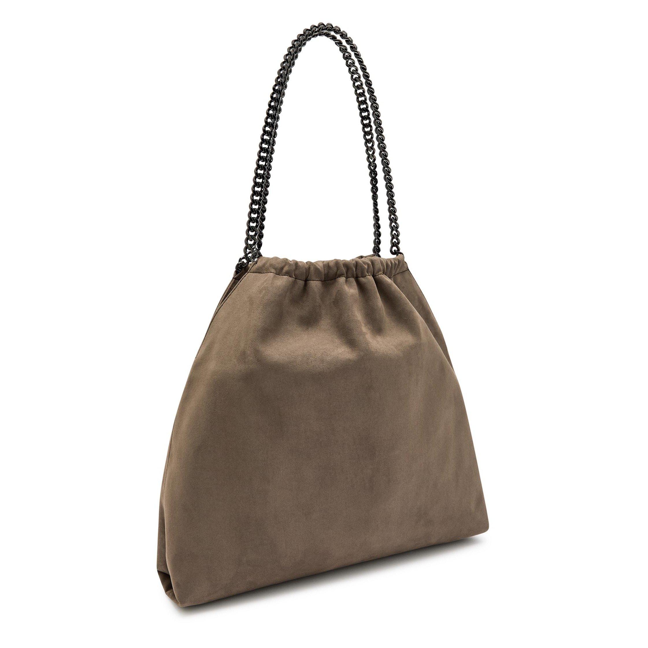 TAUPE - Stella McCartney - Falabella Medium Drawstring Al - 2