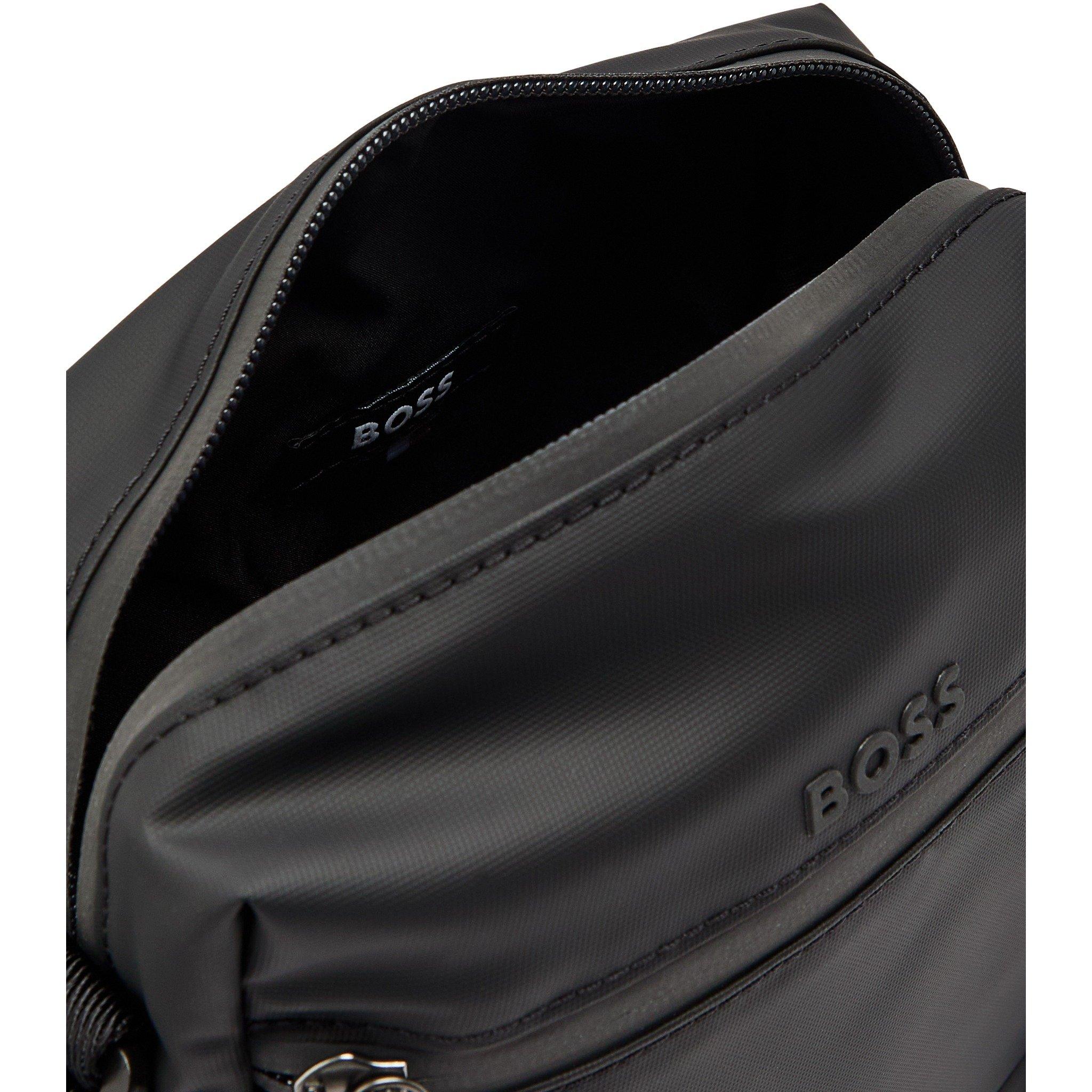 BLACK - Hugo - Men's Stenson Zip Cross Body Bag - 5