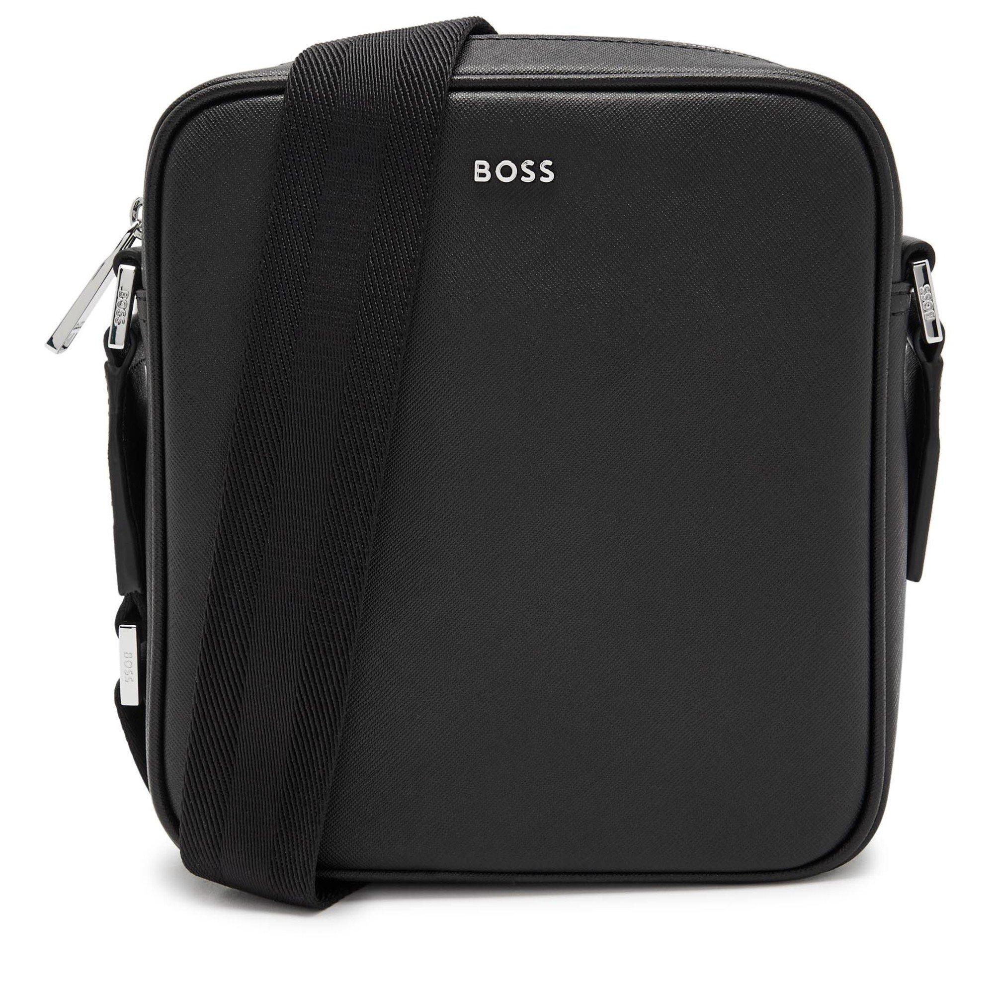BLACK - Hugo - HUGO BOSS NORTHON ZIP BAG