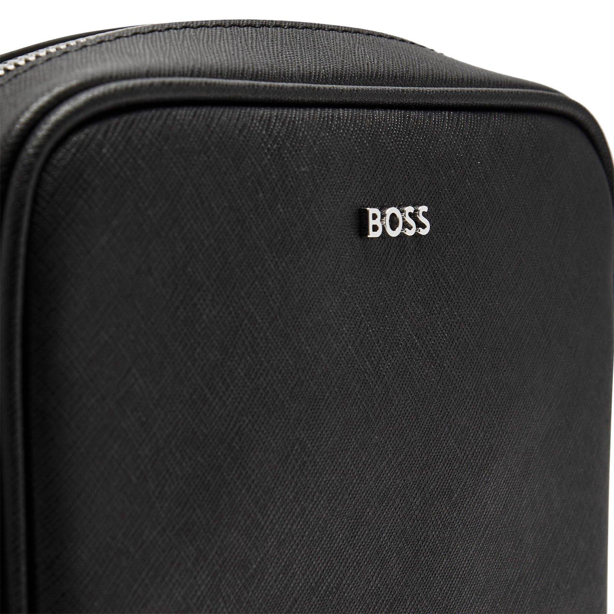 BLACK - Hugo - Men's Northon Leather Cross Body Bag - 4