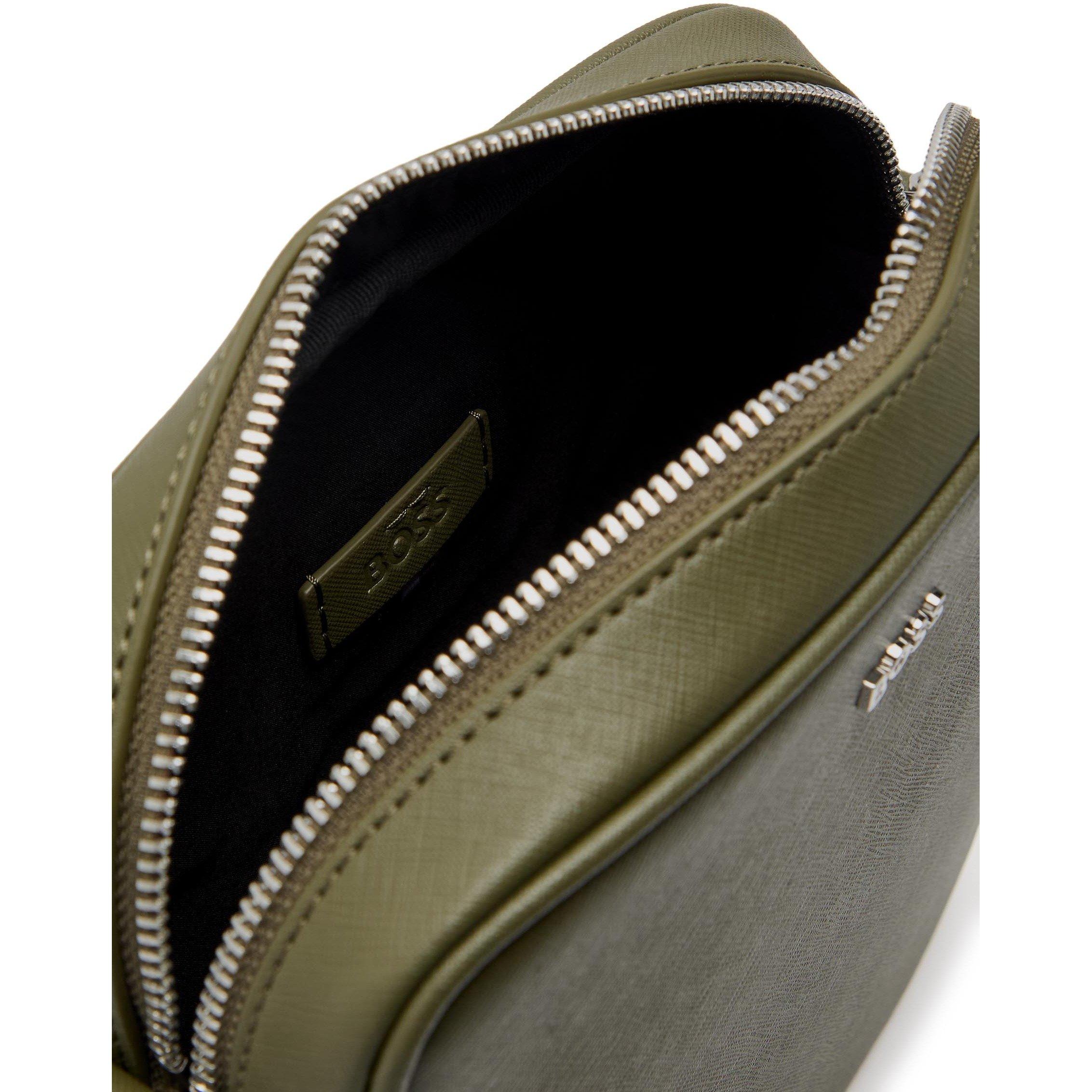 GREEN - Hugo - Men's Northon Leather Cross Body Bag - 5