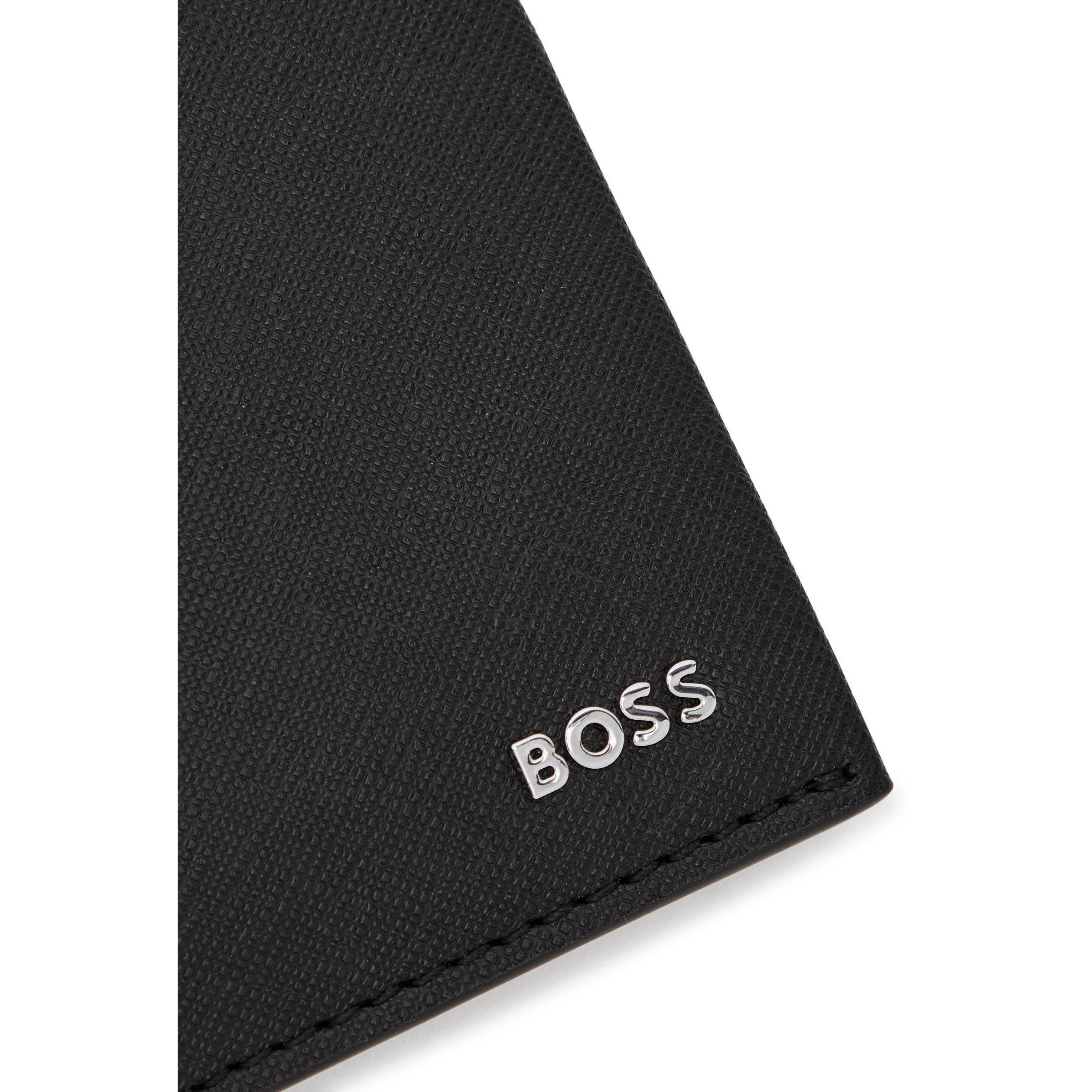 BLACK - Hugo - Men's Northon Leather Billfold Wallet - 4