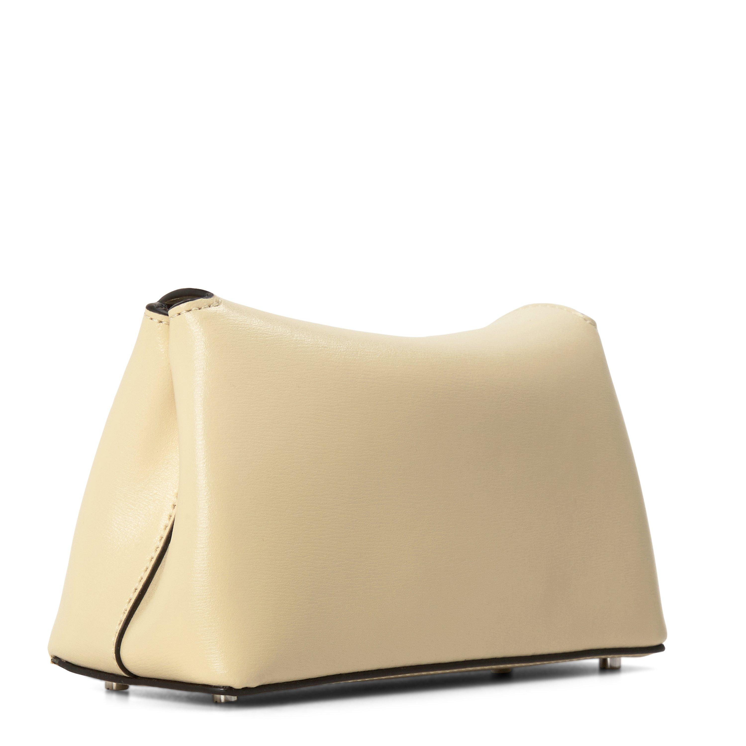 CREAM - Toteme - Mini T-lock leather clutc - 2