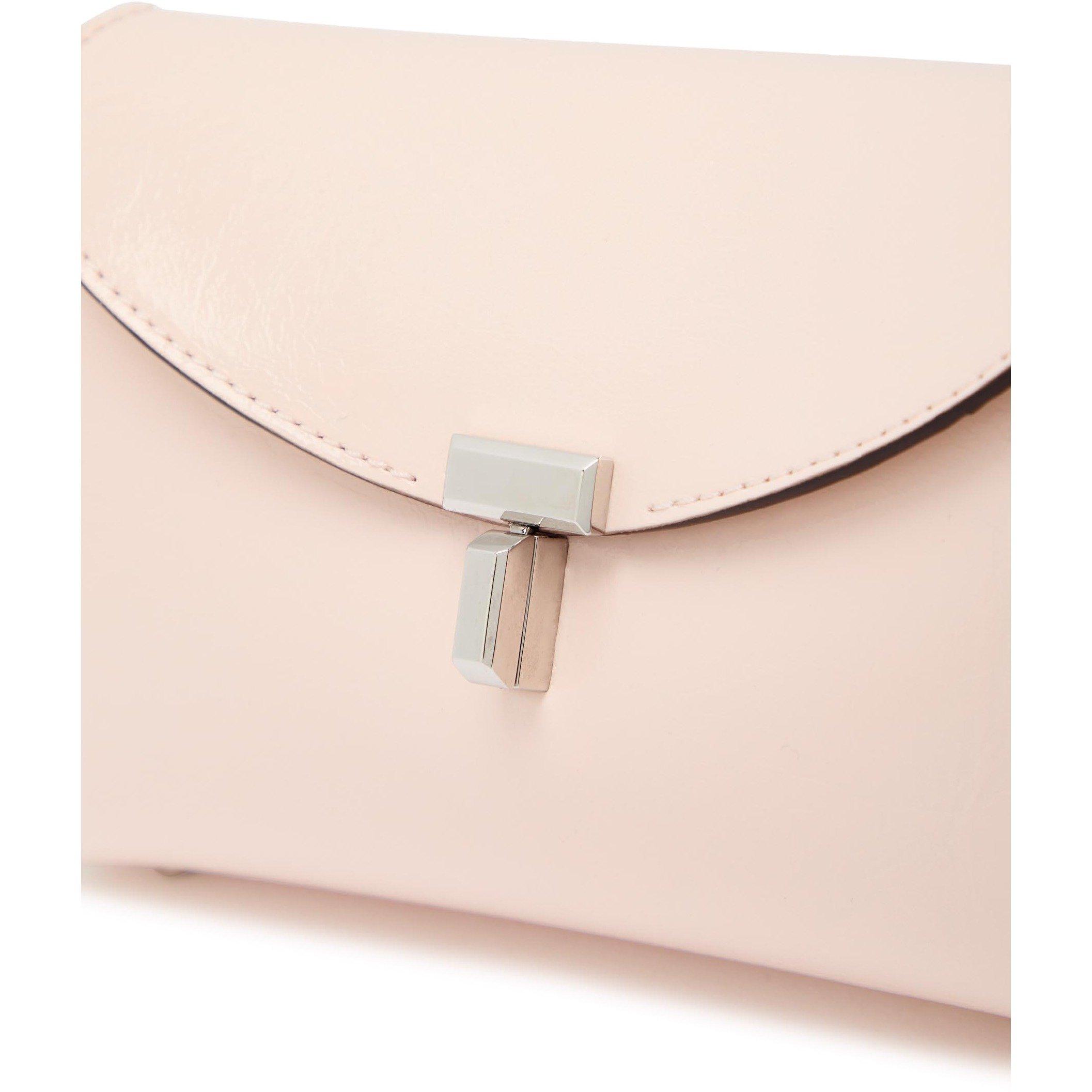 PINK - Toteme - Mini T-Lock naplack clutch - 4