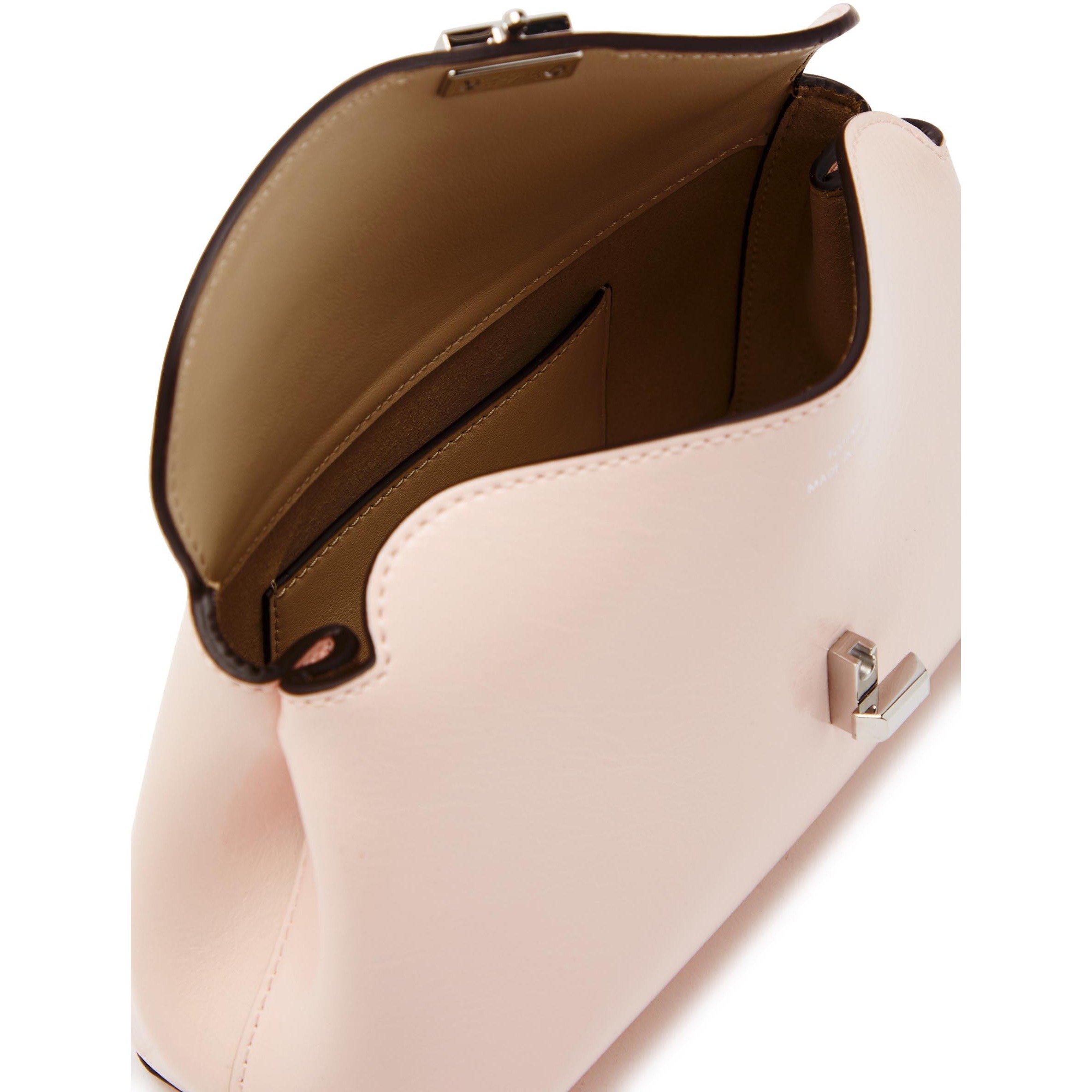 PINK - Toteme - Mini T-Lock naplack clutch - 5