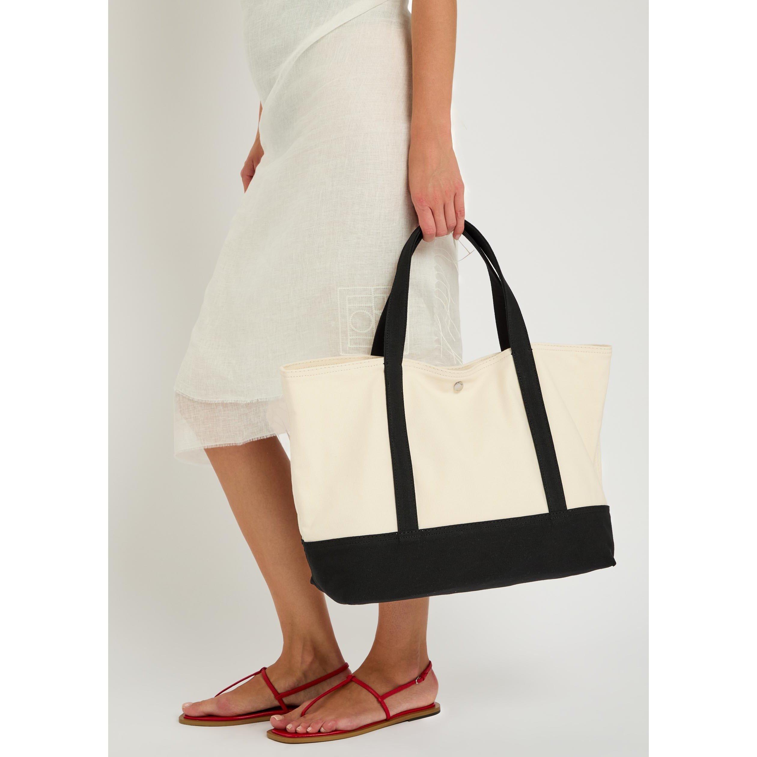 BEIGE AND OTHER - Toteme - Women's Cotton Beach Bag - 3