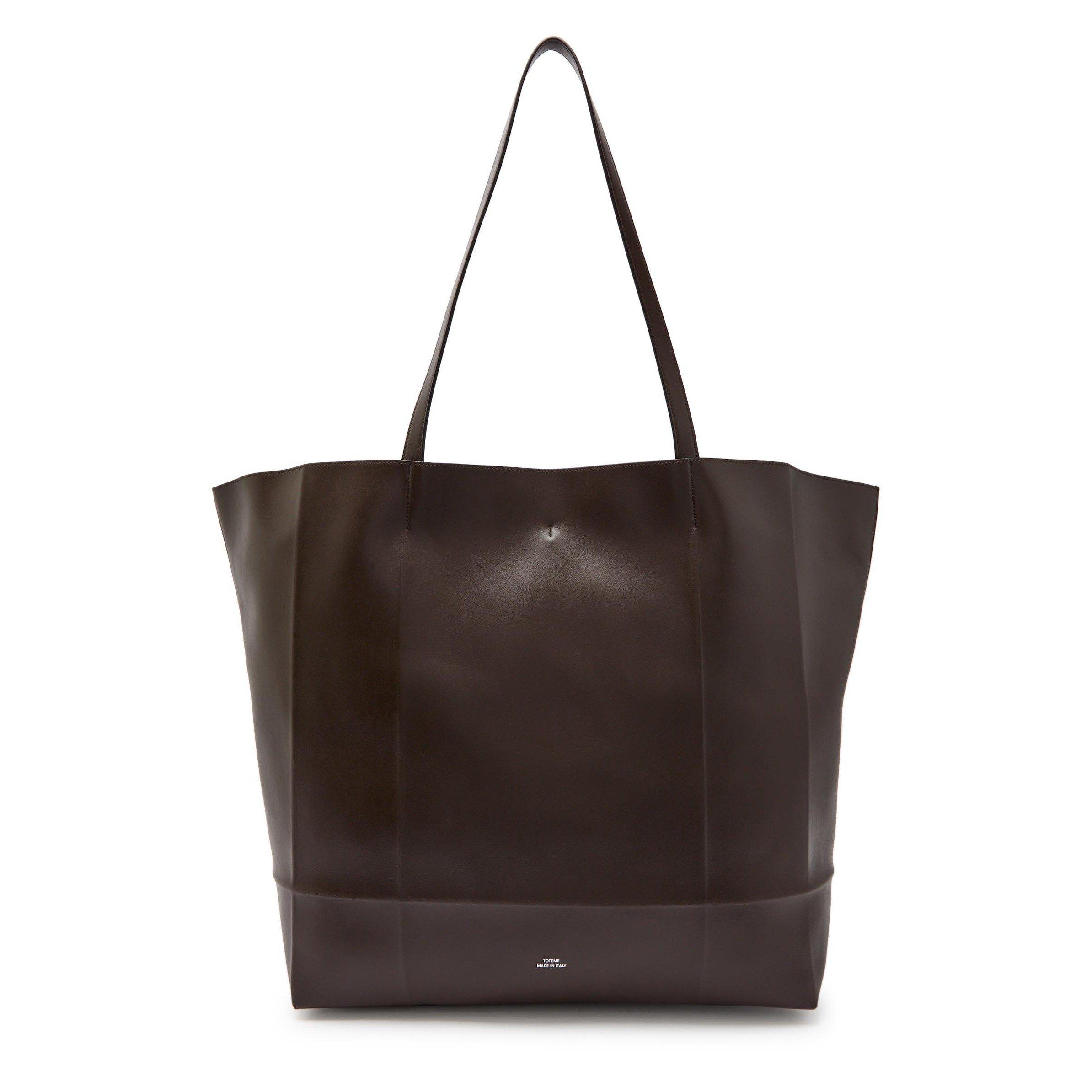 BROWN - Toteme - Roam leather tote