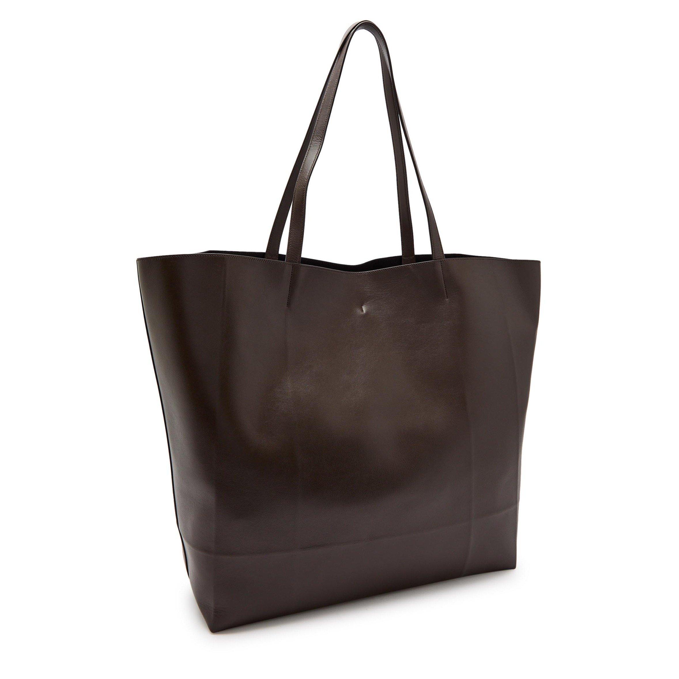 BROWN - Toteme - Women's Roam Leather Tote Bag - 2