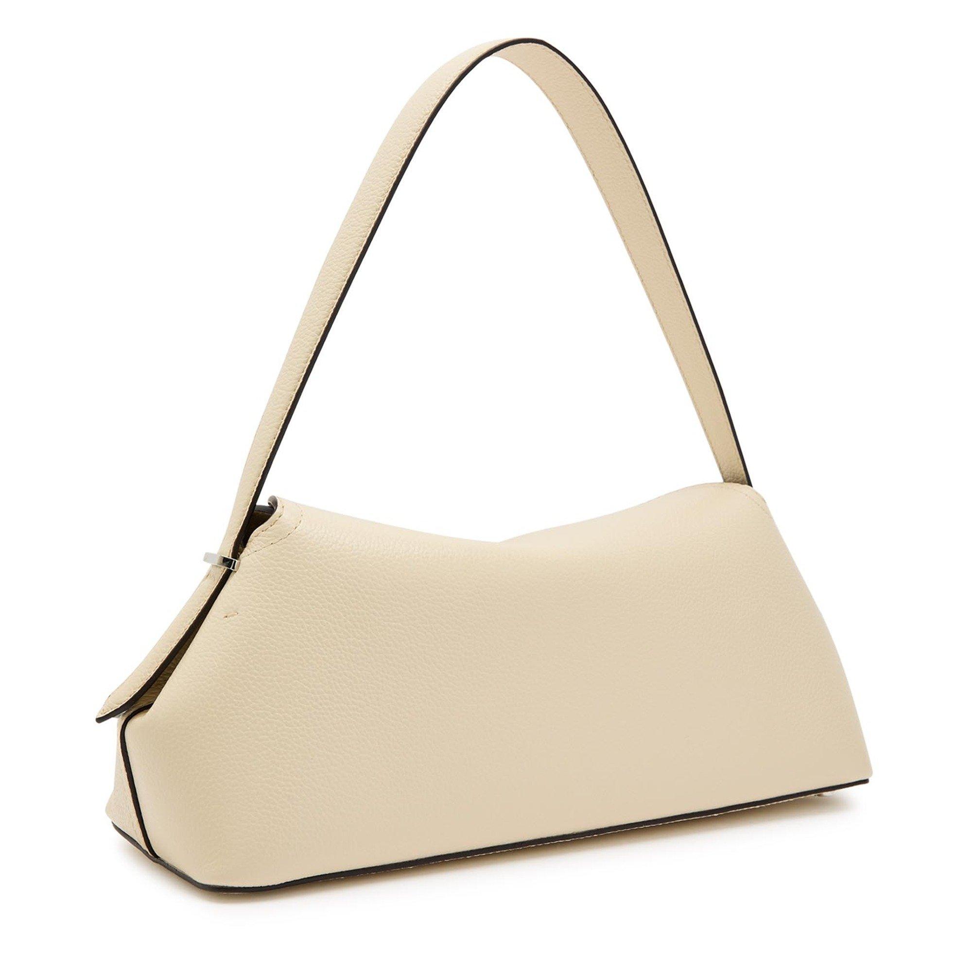 IVORY - Toteme - T-lock grained-leather shoulde - 2
