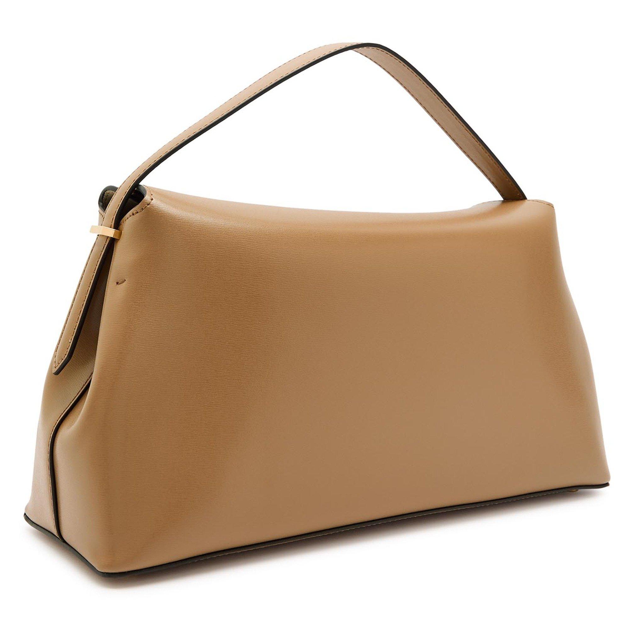 CAMEL - Toteme - T-lock leather top handle - 2