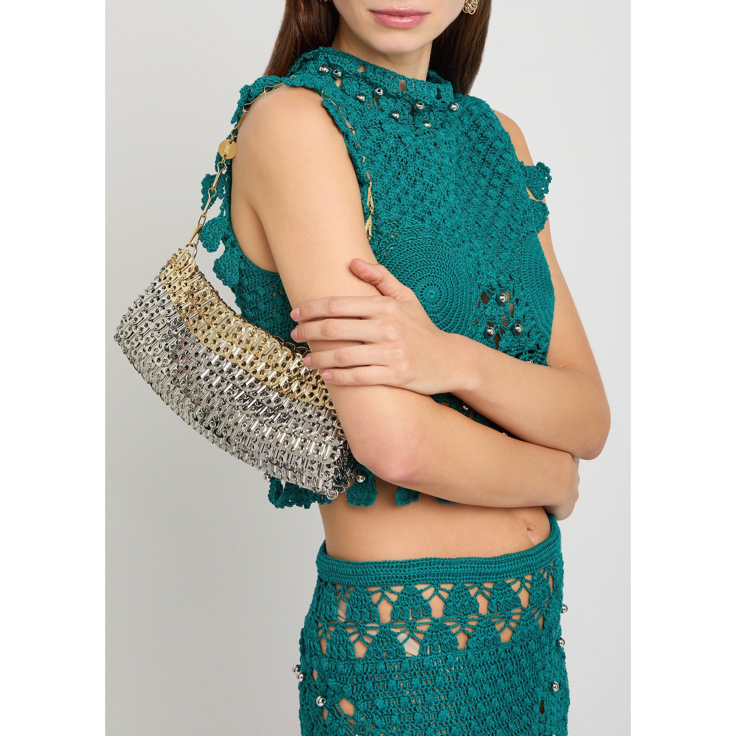 SILVER AND OTHE - Rabanne - SKYLINE E/W SHOULDER BAG - 3