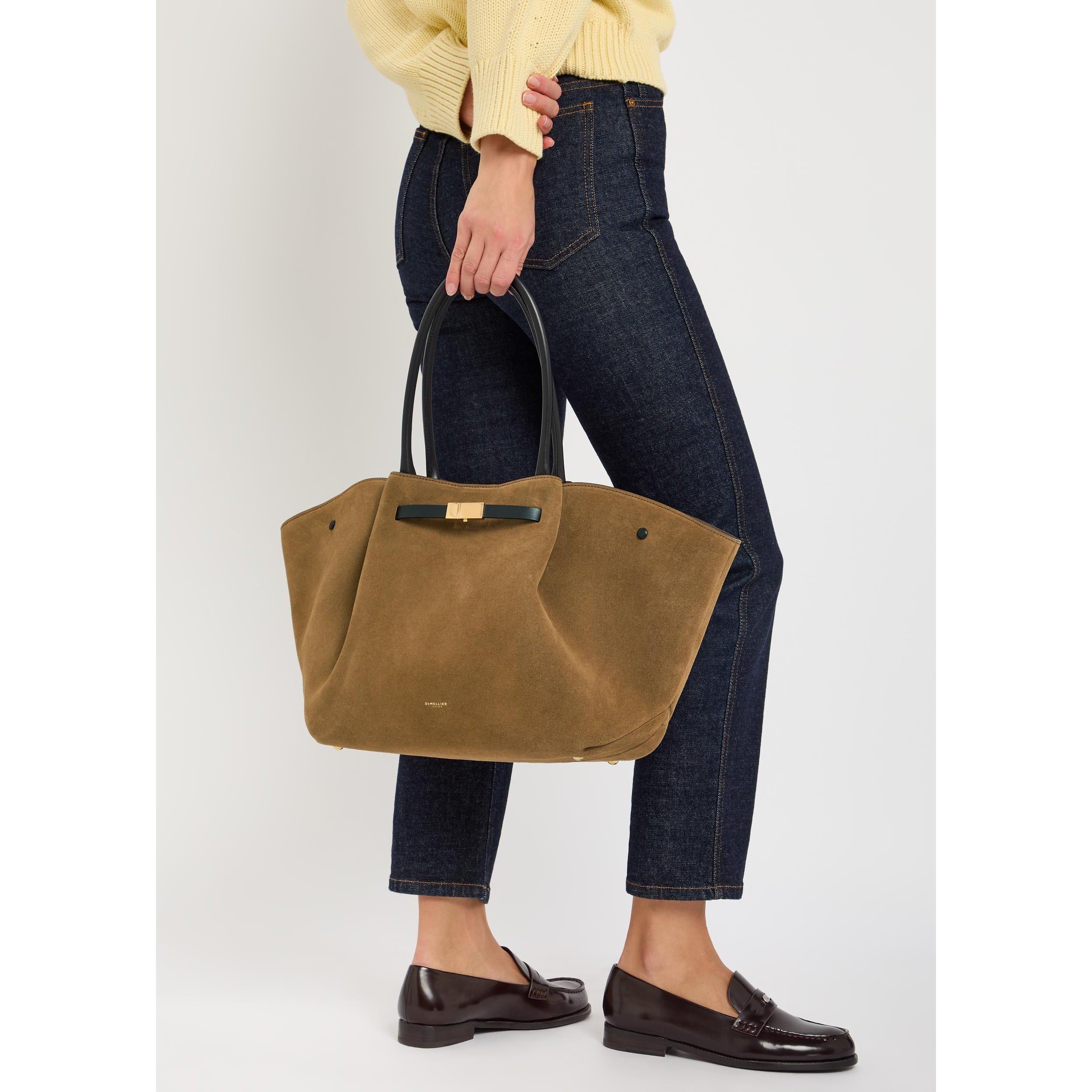 TAN - DeMellier - Women's New York Suede Tote Bag - 3