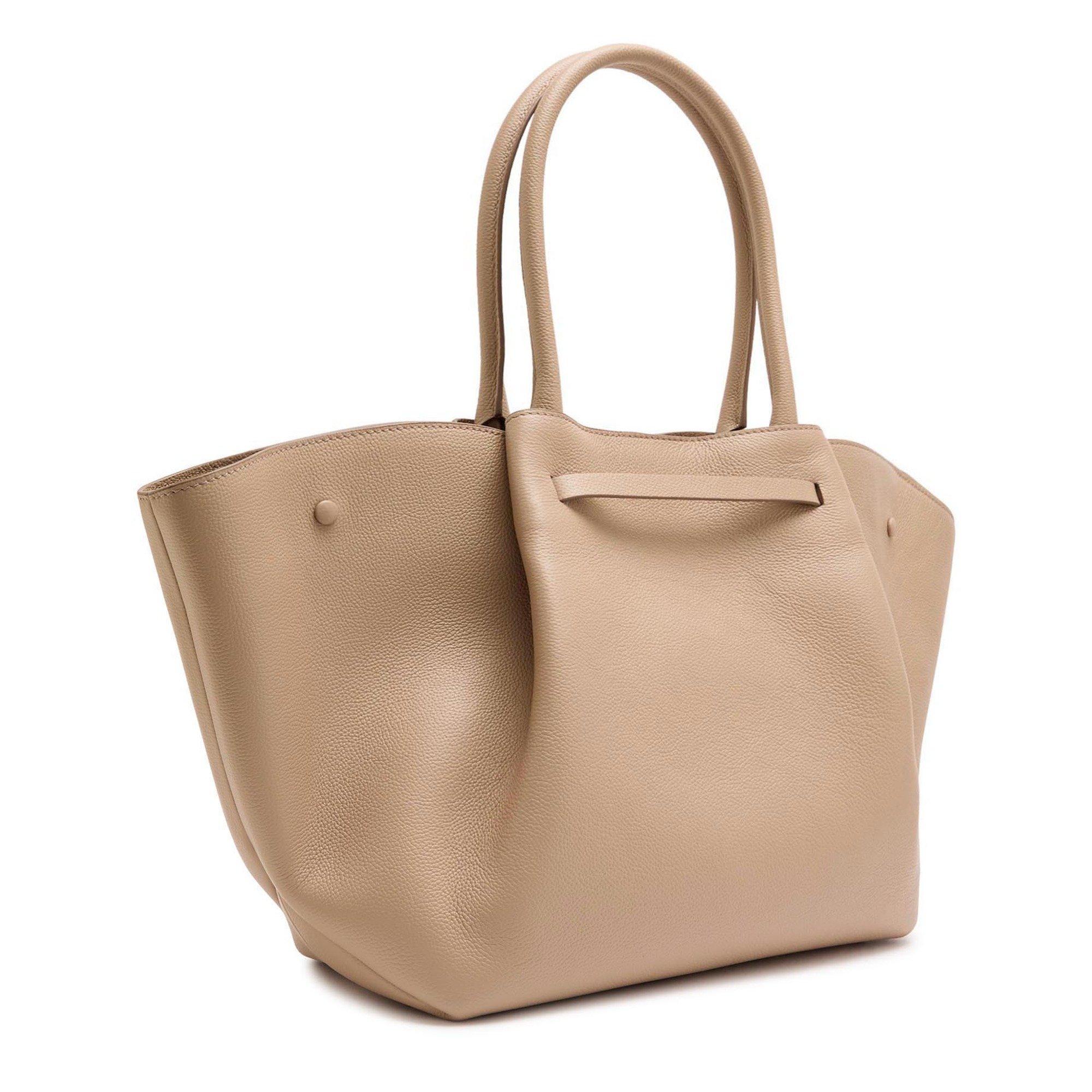 TAUPE - DeMellier - Women's New York Leather Tote Bag - 2