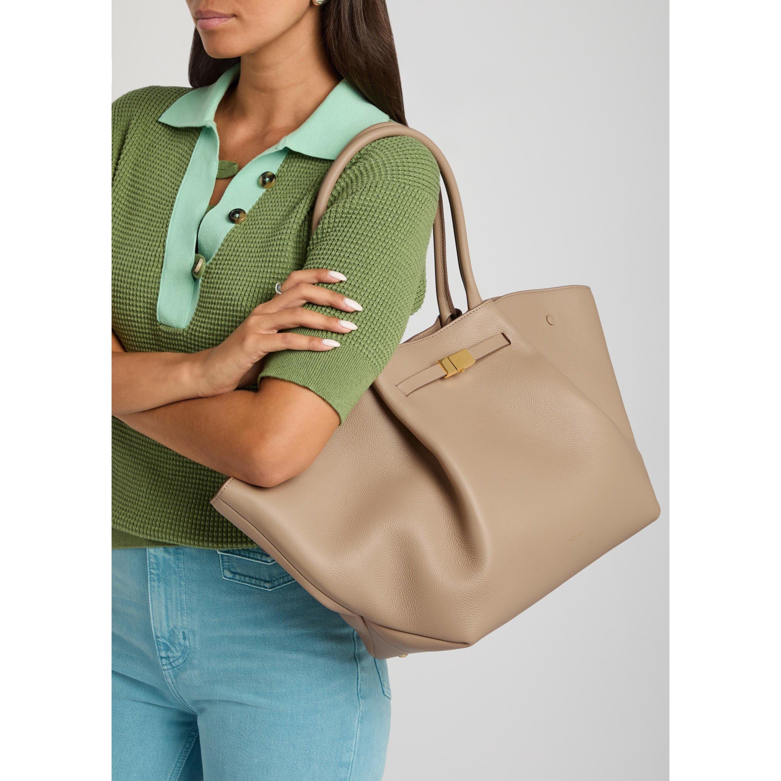TAUPE - DeMellier - Women's New York Leather Tote Bag - 3