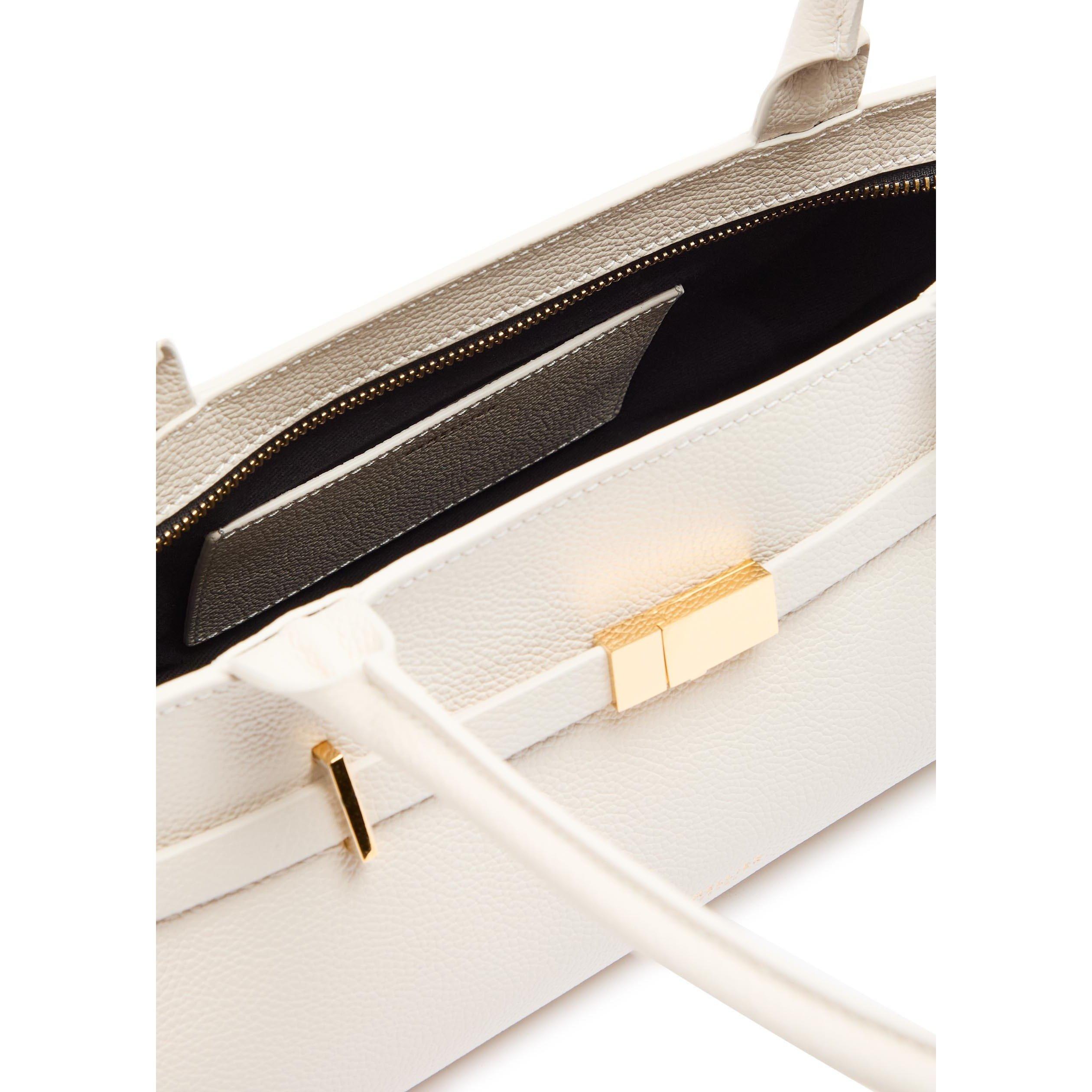 WHITE - DeMellier - Women's New York Leather Shoulder Bag - 5