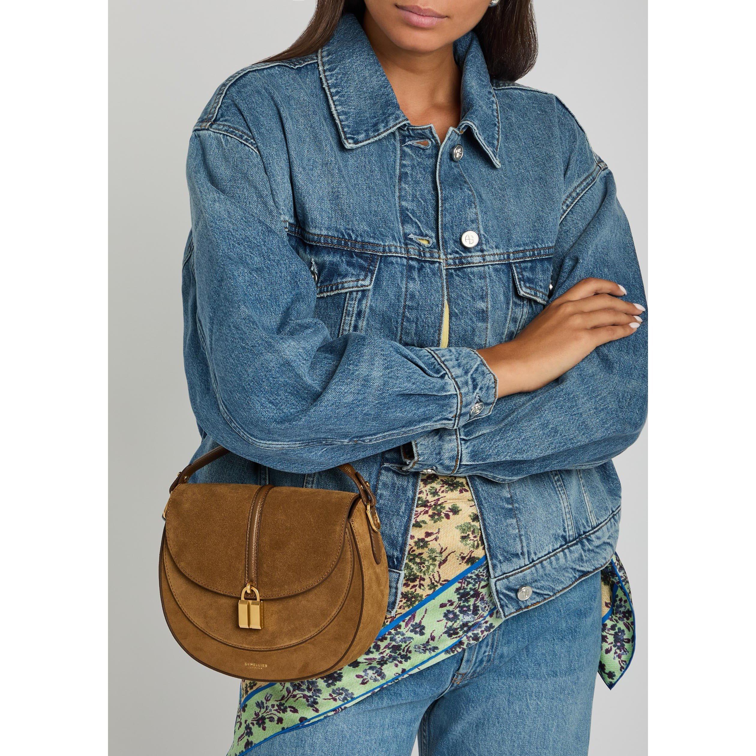 TAN - DeMellier - Women's Siena Leather Saddle Bag - 6