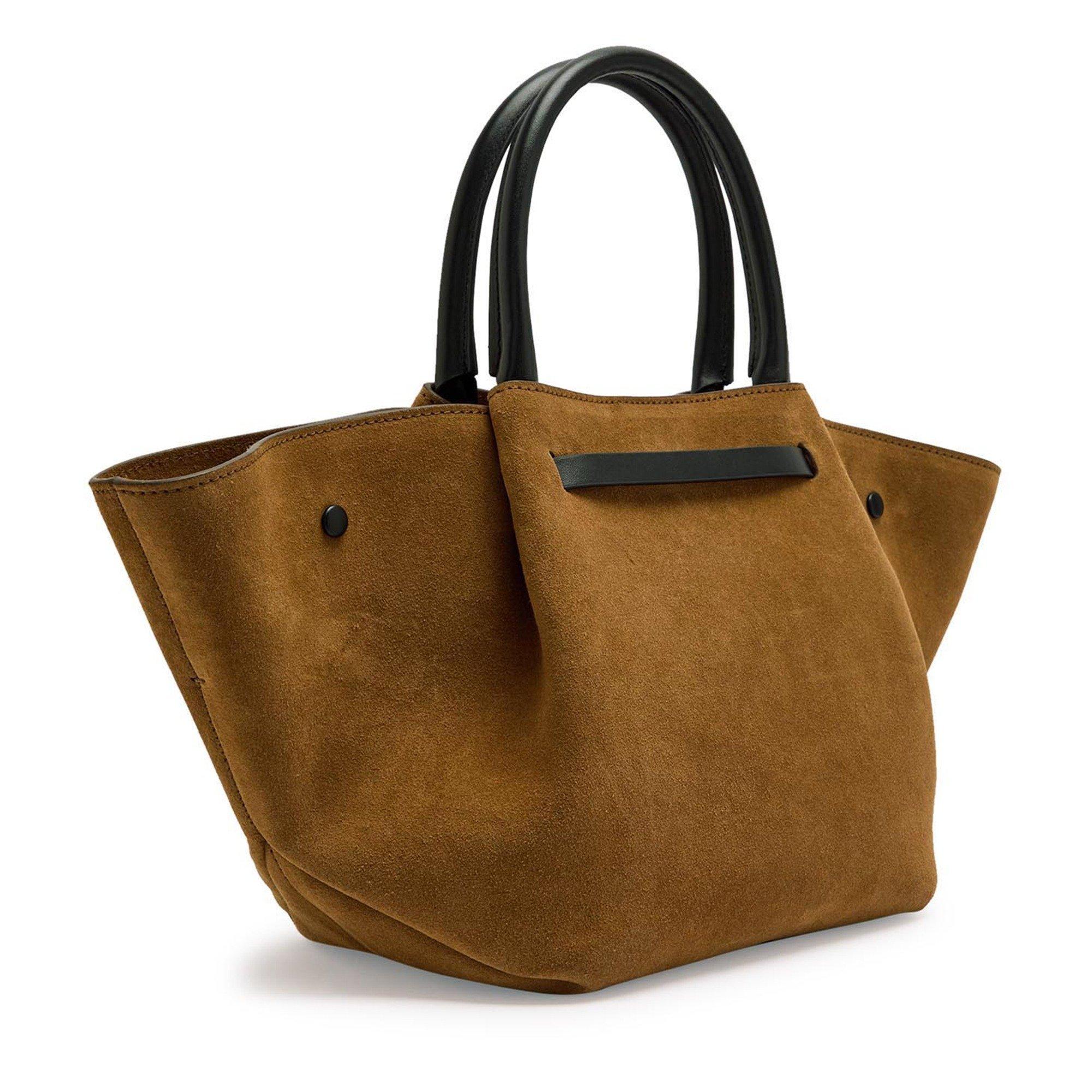 TAN - DeMellier - Women's Midi New York Suede Tote Bag - 2