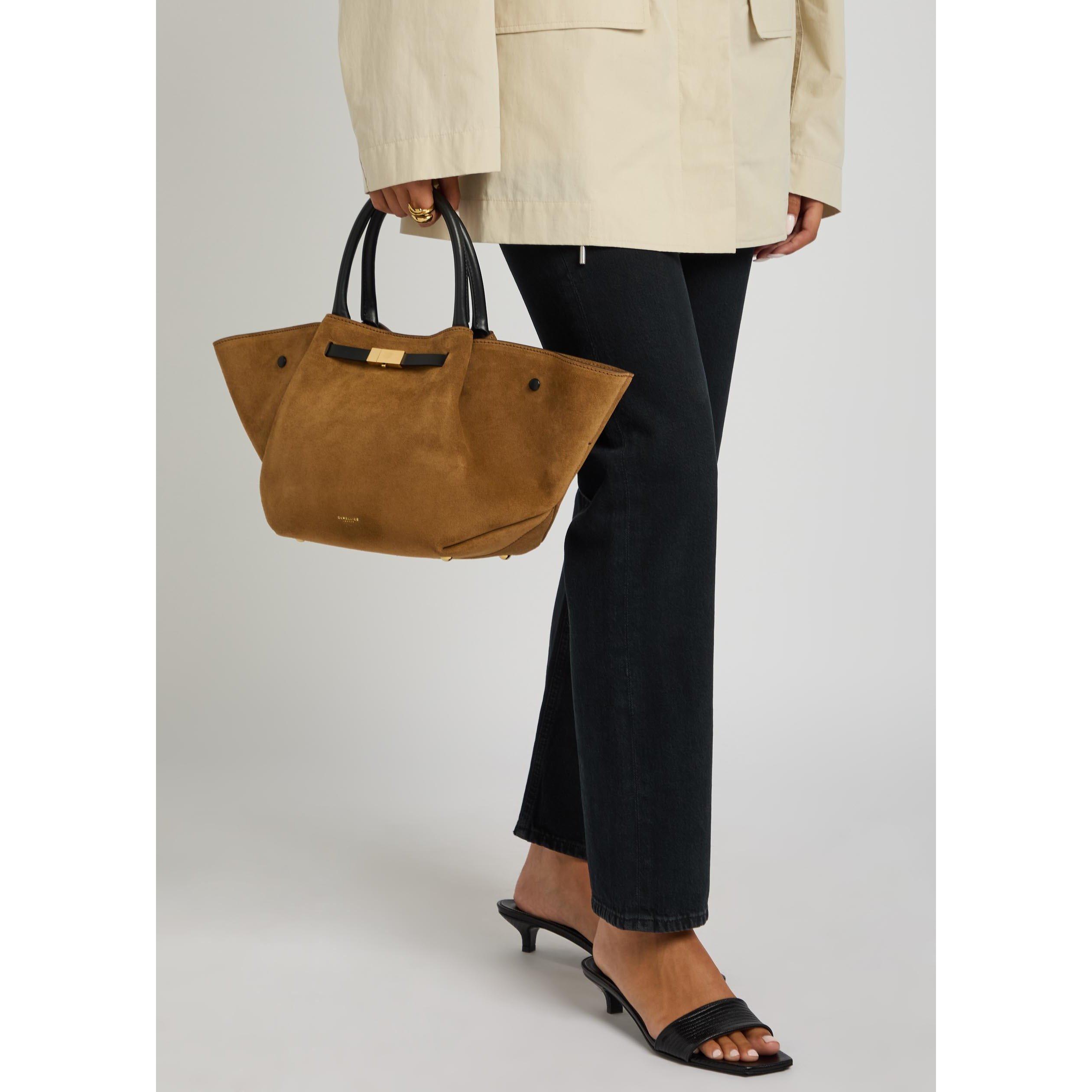 TAN - DeMellier - Women's Midi New York Suede Tote Bag - 3