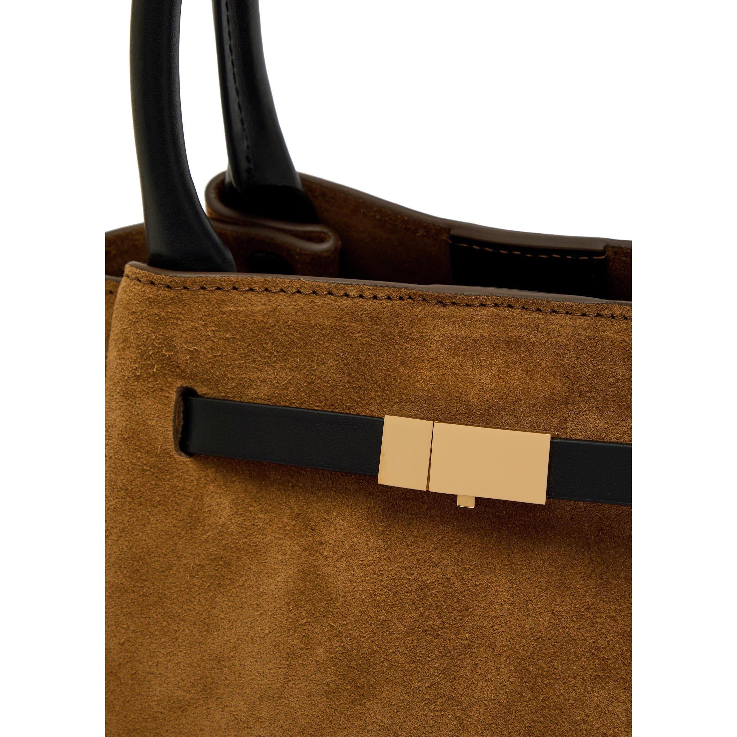 TAN - DeMellier - Women's Midi New York Suede Tote Bag - 4