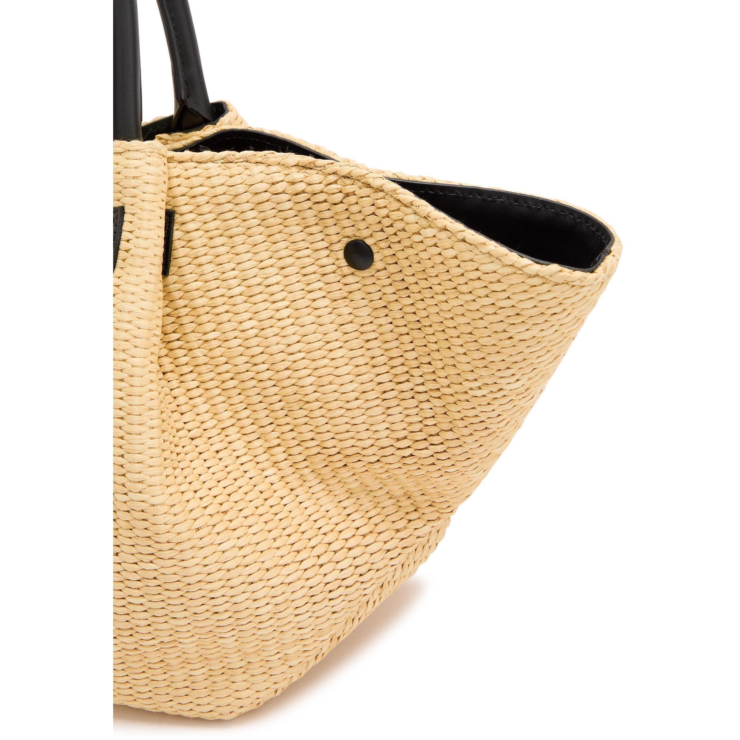 WHITE - DeMellier - Women's The Midi New York Straw Tote Bag - 4