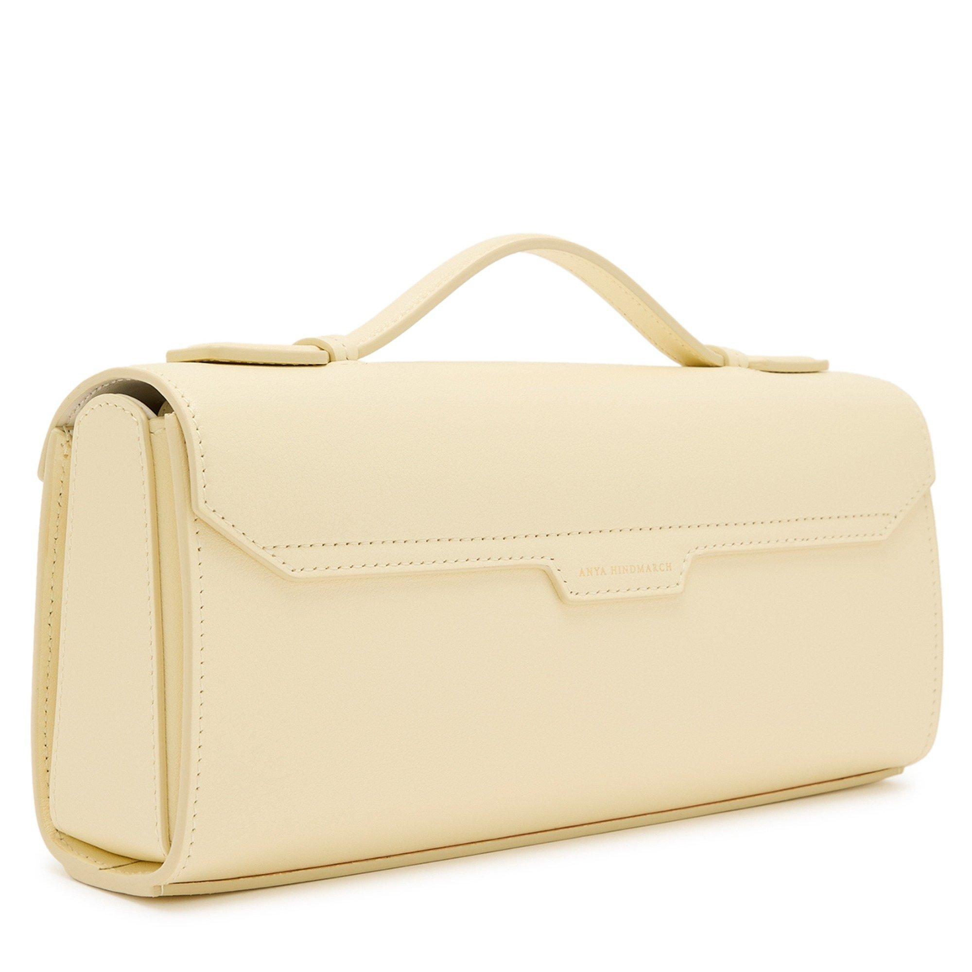 YELLOW LIGHT - Anya Hindmarch - Mortimer Clutch in Silky Calf - 2