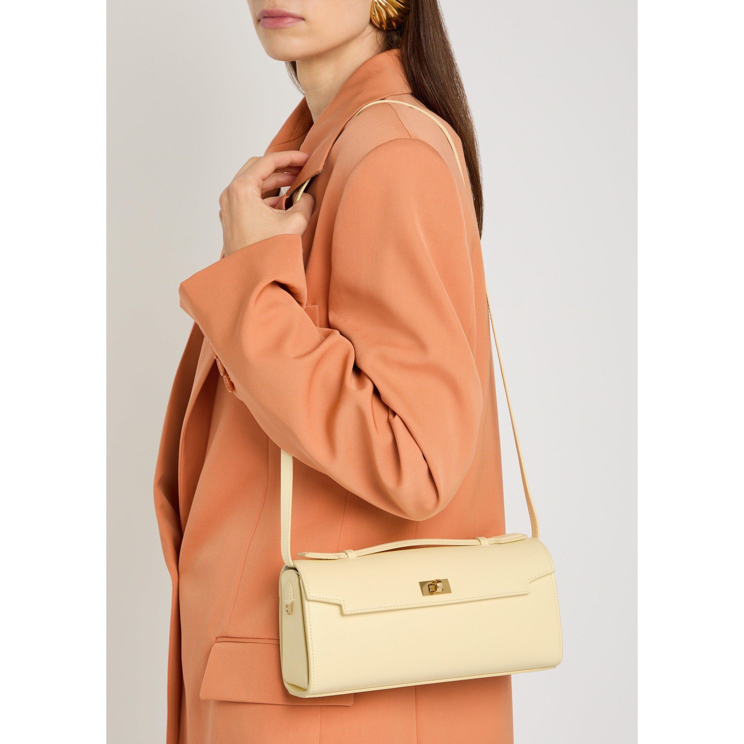 YELLOW LIGHT - Anya Hindmarch - Mortimer Clutch in Silky Calf - 3