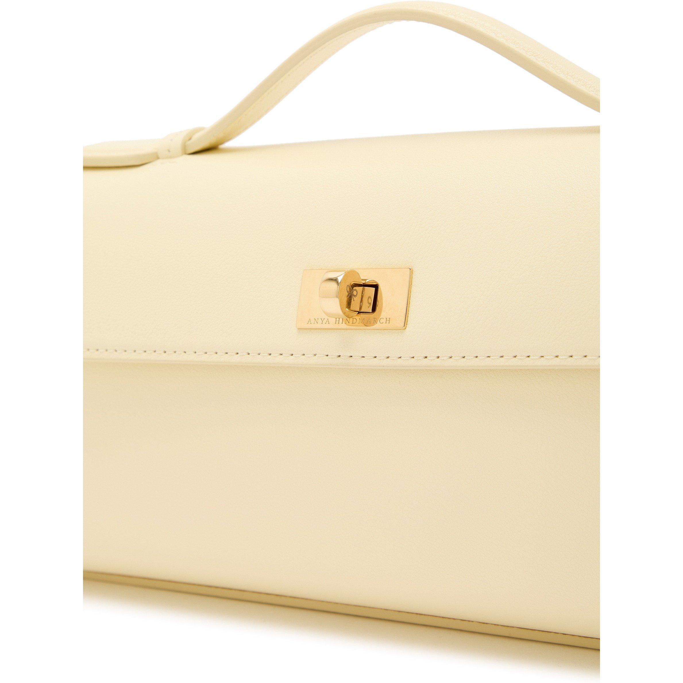 YELLOW LIGHT - Anya Hindmarch - Mortimer Clutch in Silky Calf - 4