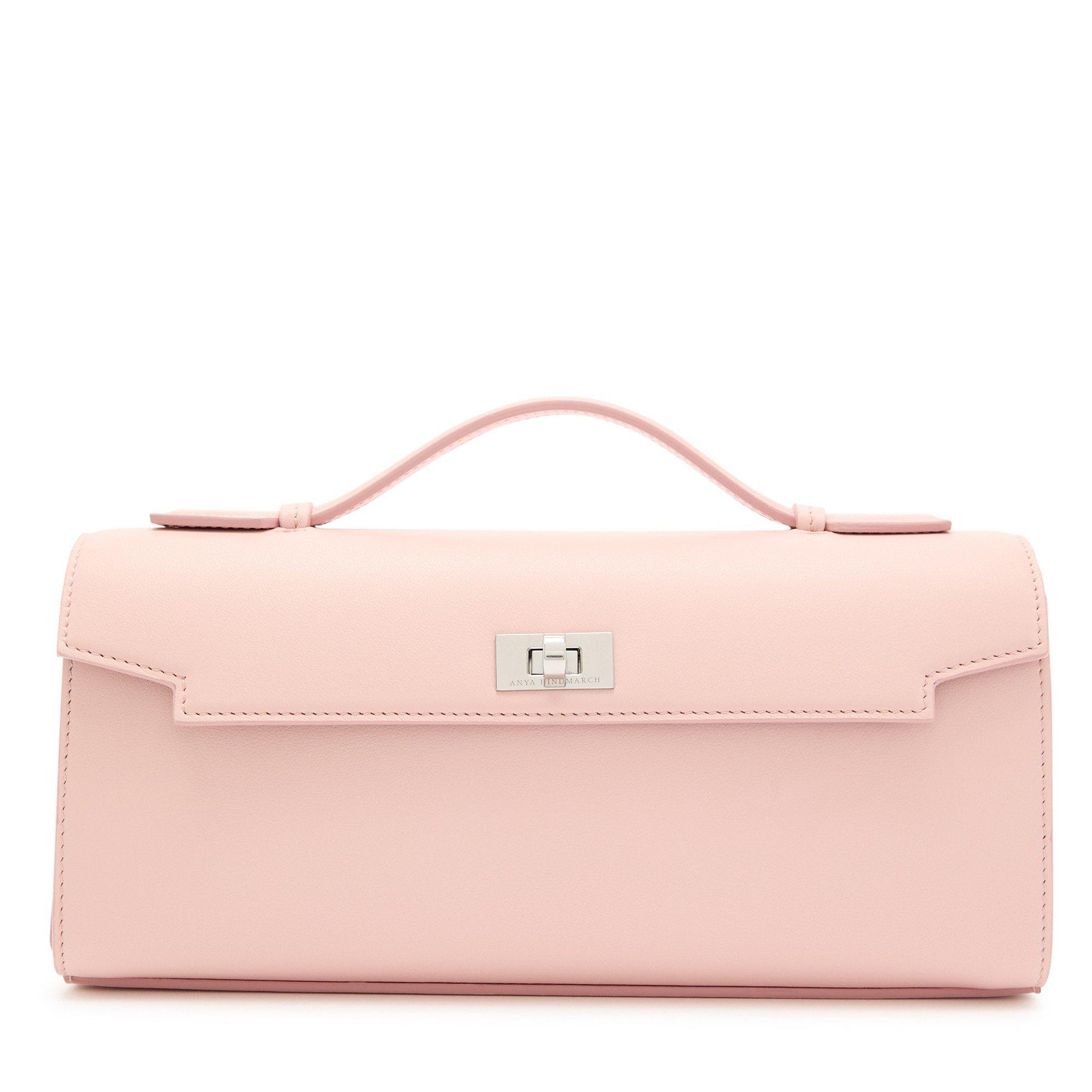 PINK - Anya Hindmarch - Mortimer Clutch in Silky Calf
