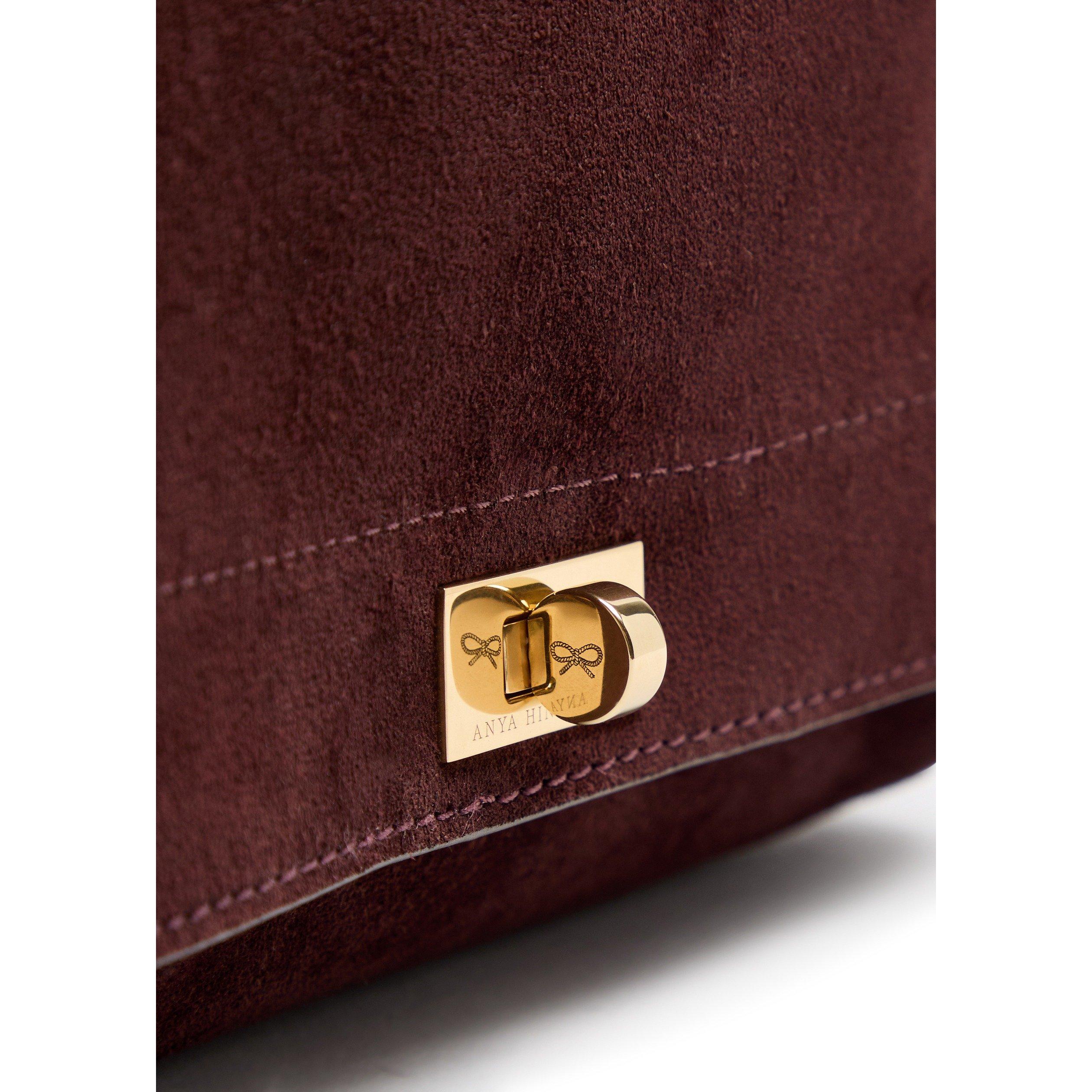 BURGUNDY - Anya Hindmarch - Mortimer Crossbody in Reverse - 4