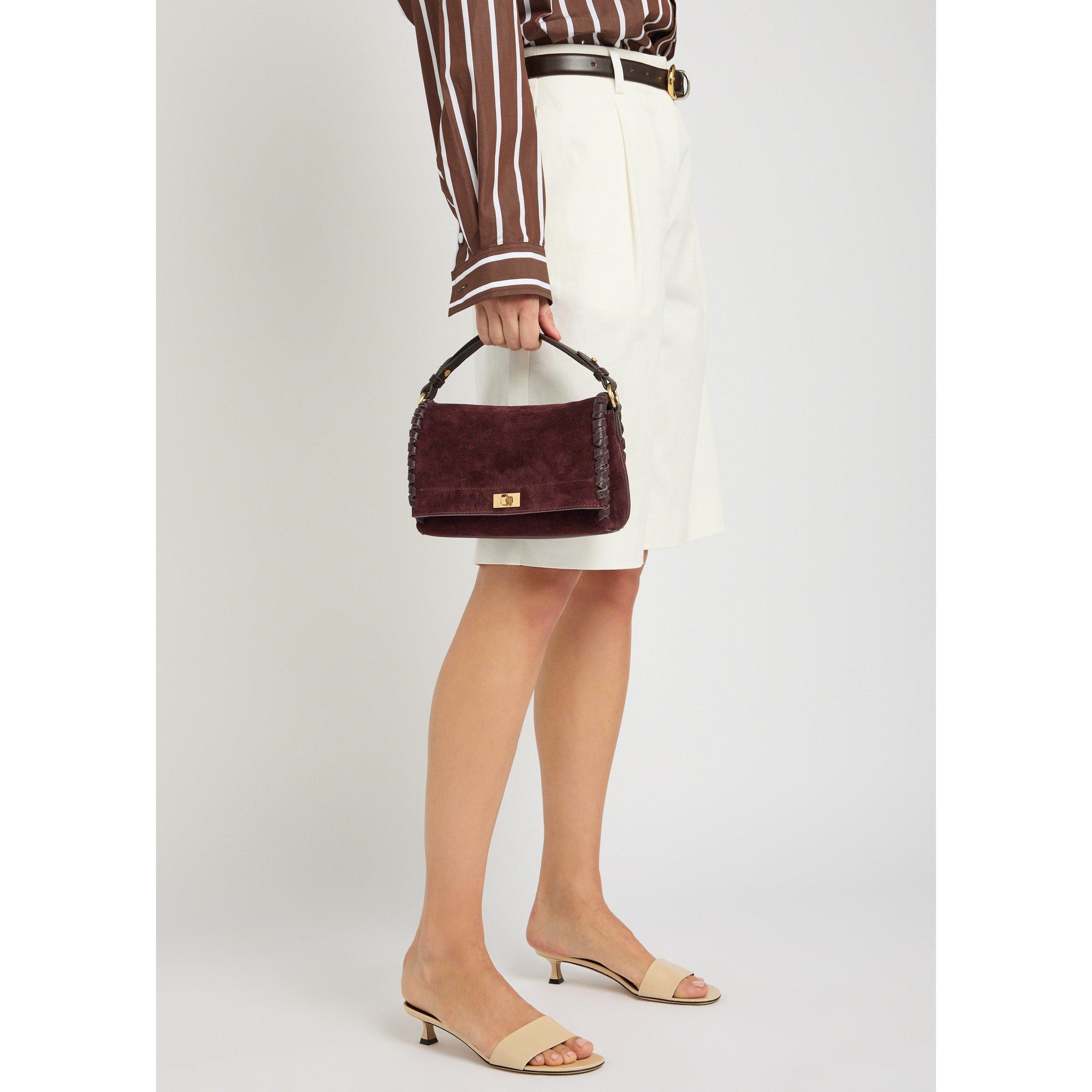 BURGUNDY - Anya Hindmarch - Mortimer Crossbody in Reverse - 6