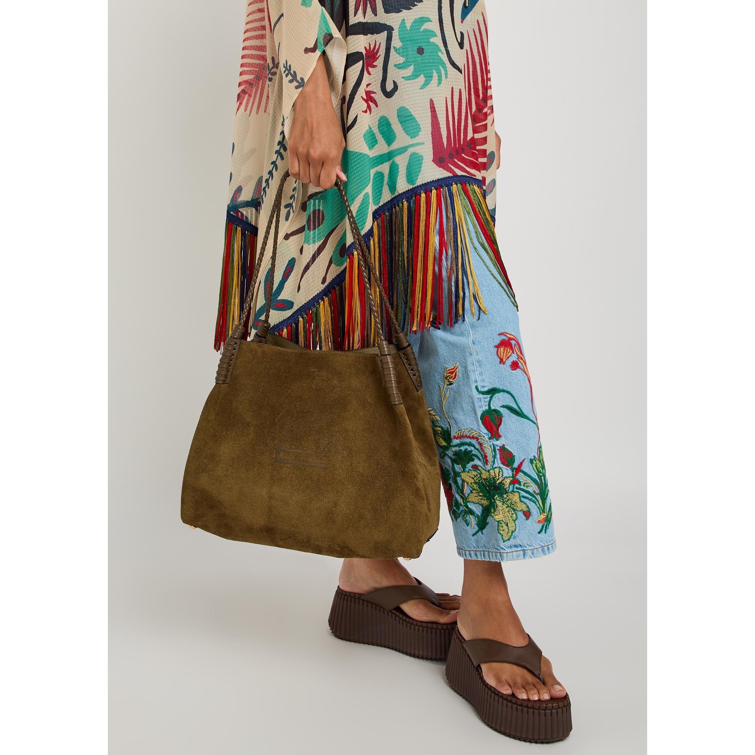 MULTICOLOURED - Etro - SHOPPING LIBRA M VELVET + LEO - 3