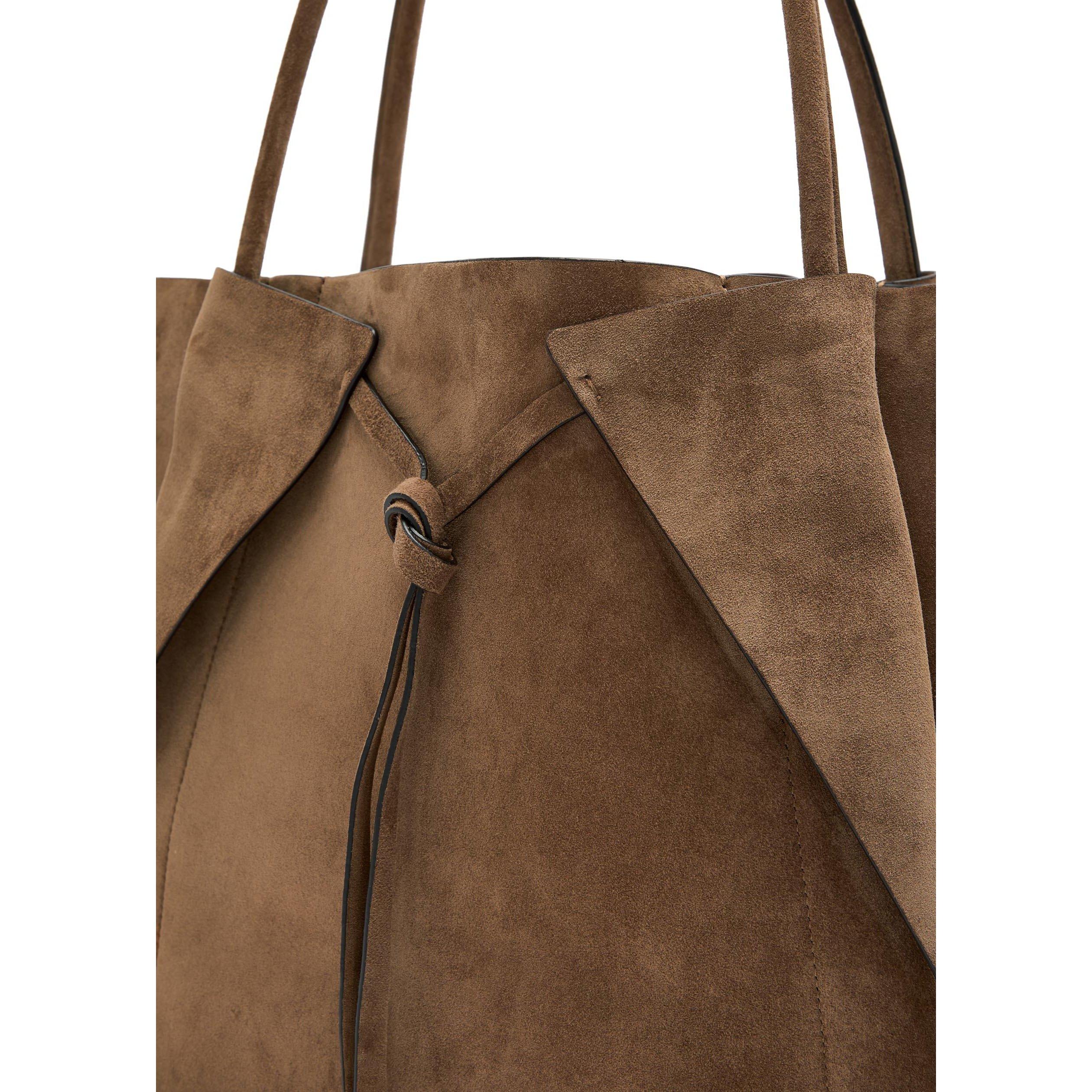 SAND - Gabriela Hearst - MARIJA SUEDE TOTE - 3
