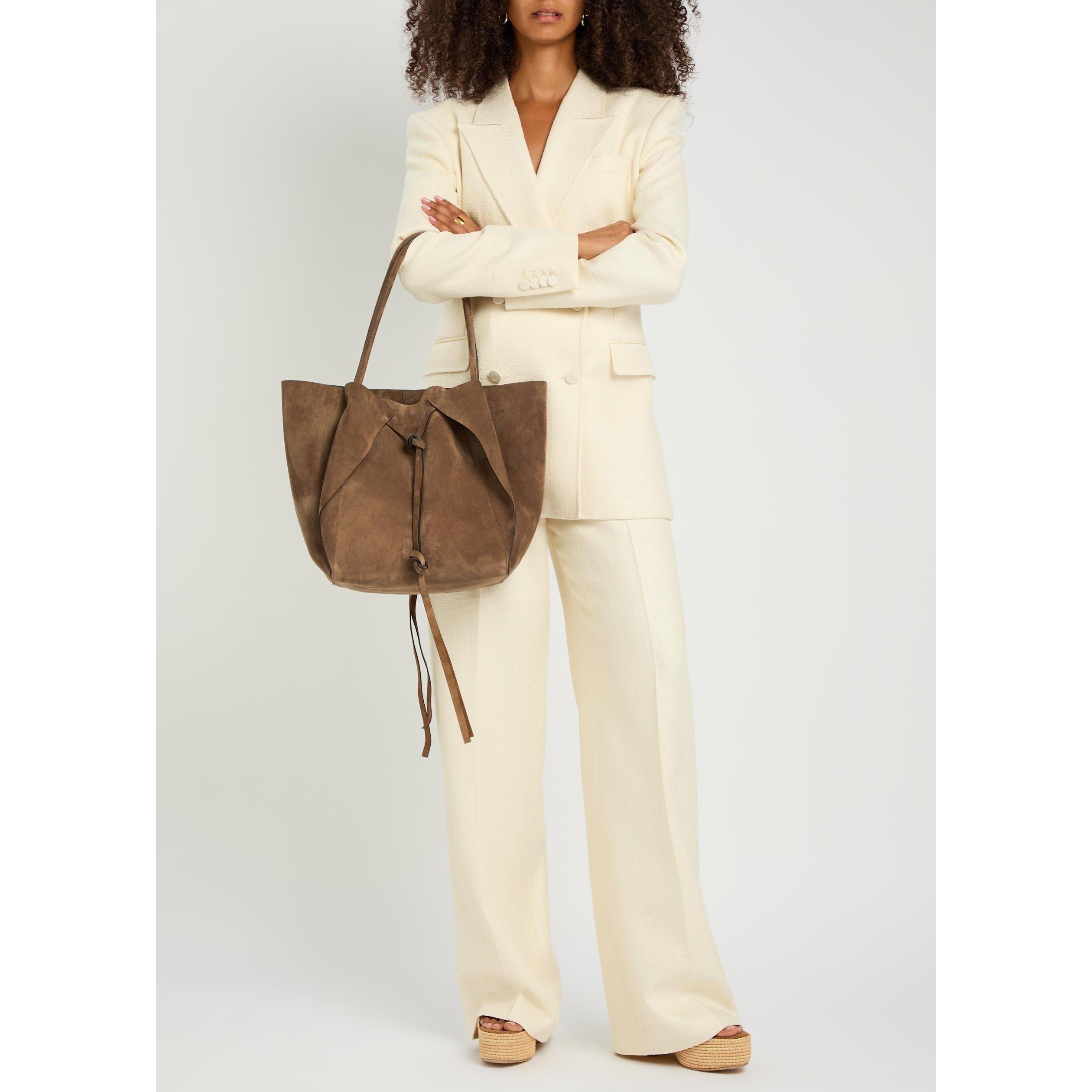 SAND - Gabriela Hearst - MARIJA SUEDE TOTE - 6