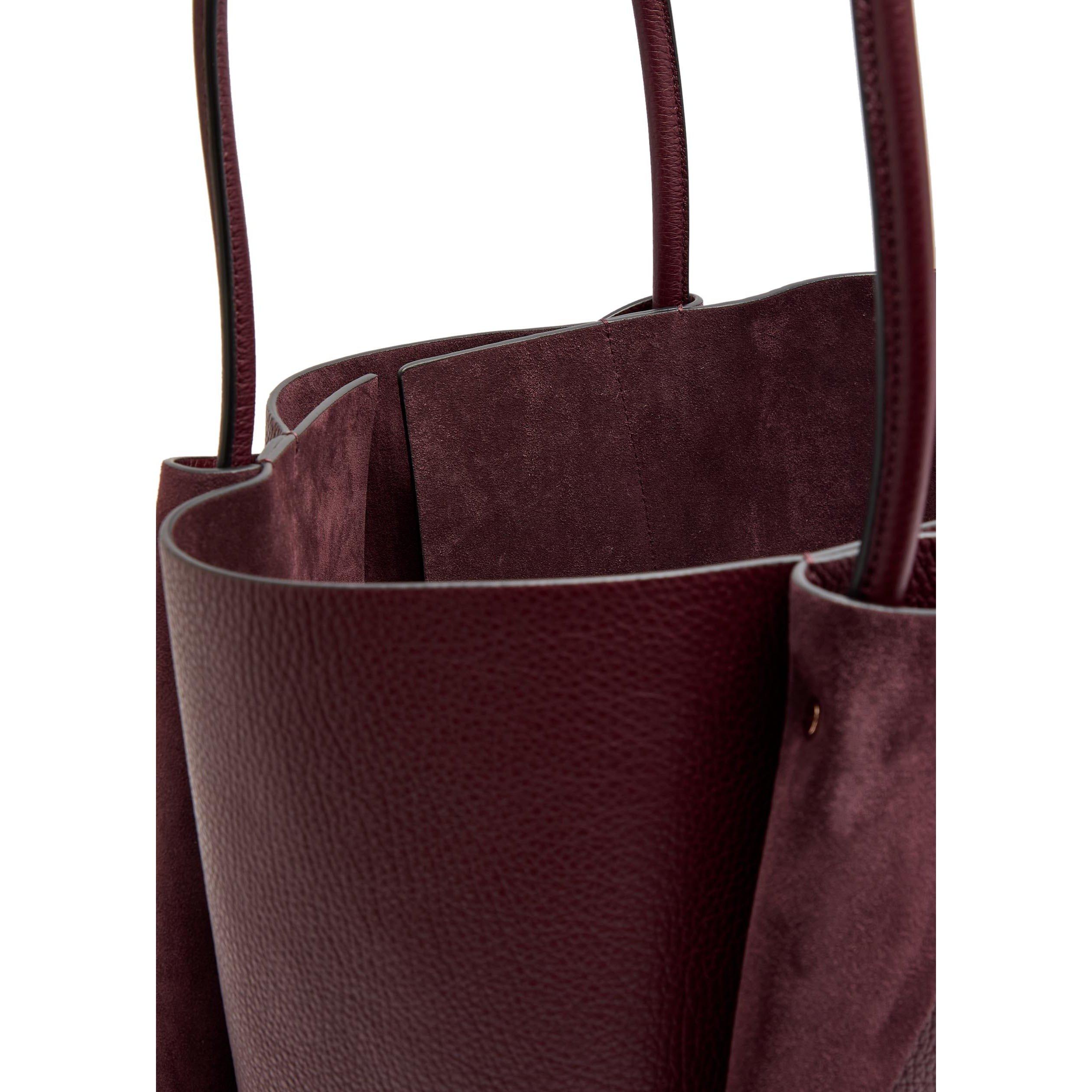 BORDEAUX - Gabriela Hearst - Women's Marija Leather Tote Bag - 5