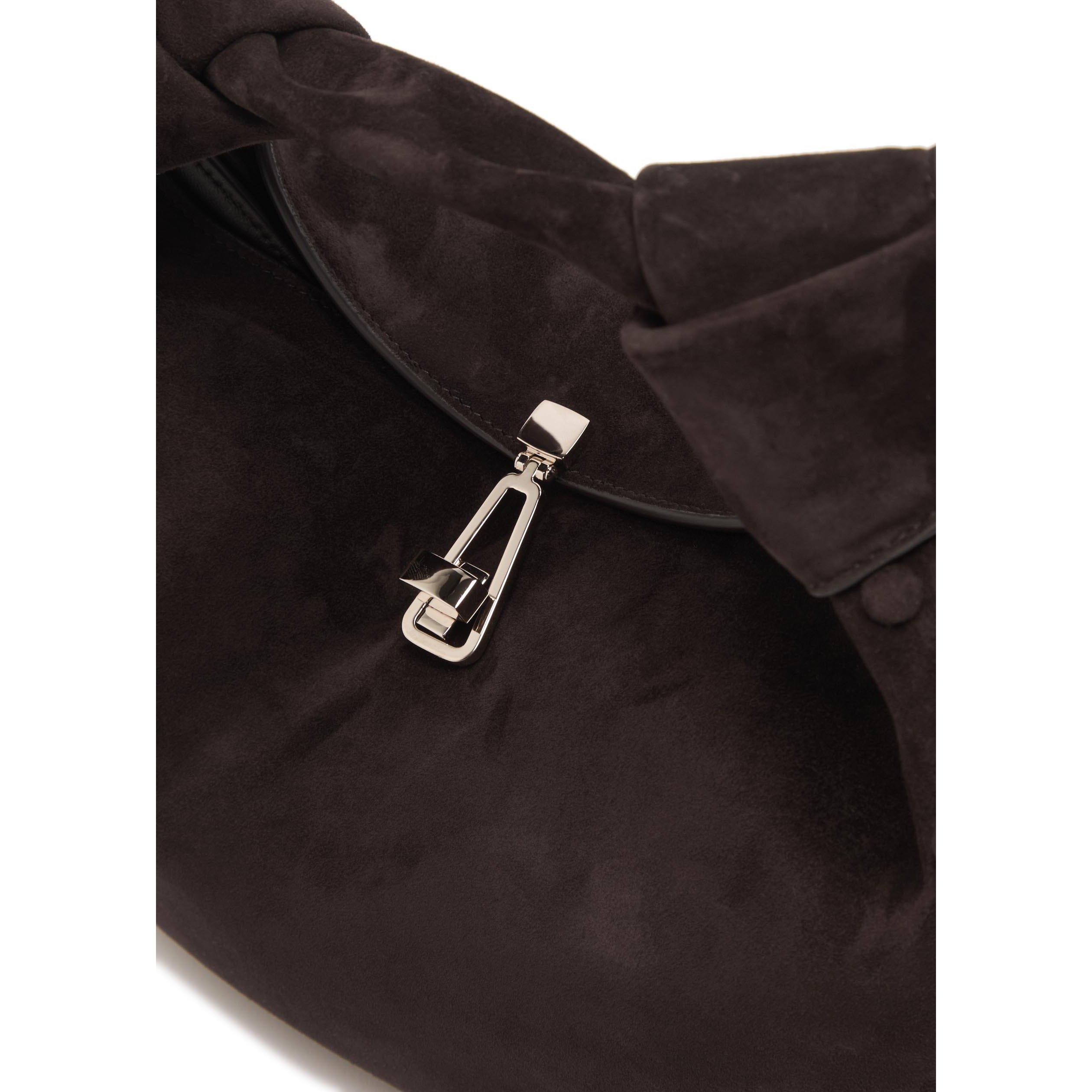 DARK BROWN - Gabriela Hearst - ANTONIA SUEDE MINI - 4