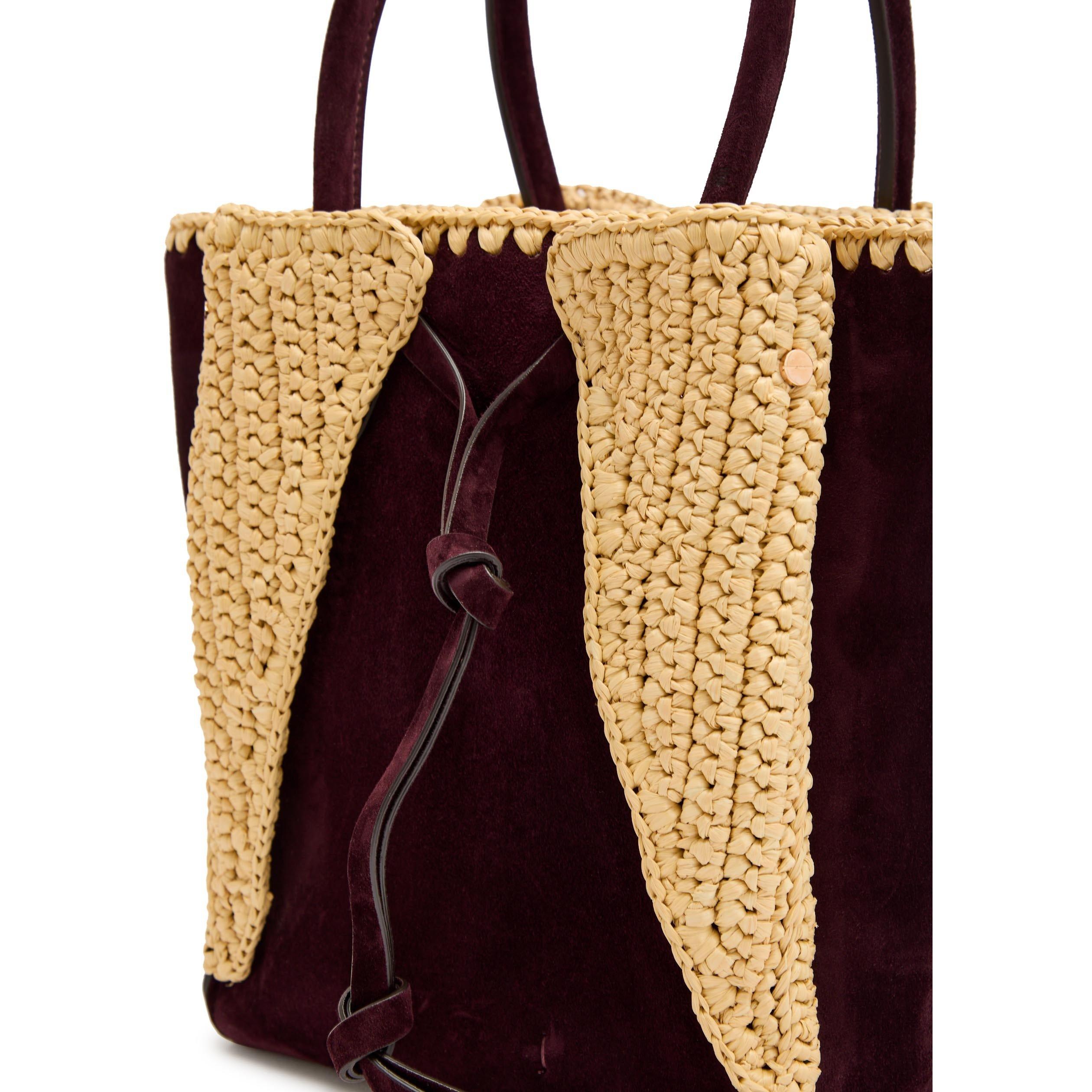 BORDEAUX - Gabriela Hearst - MARIJA SMALL TOTE - 4