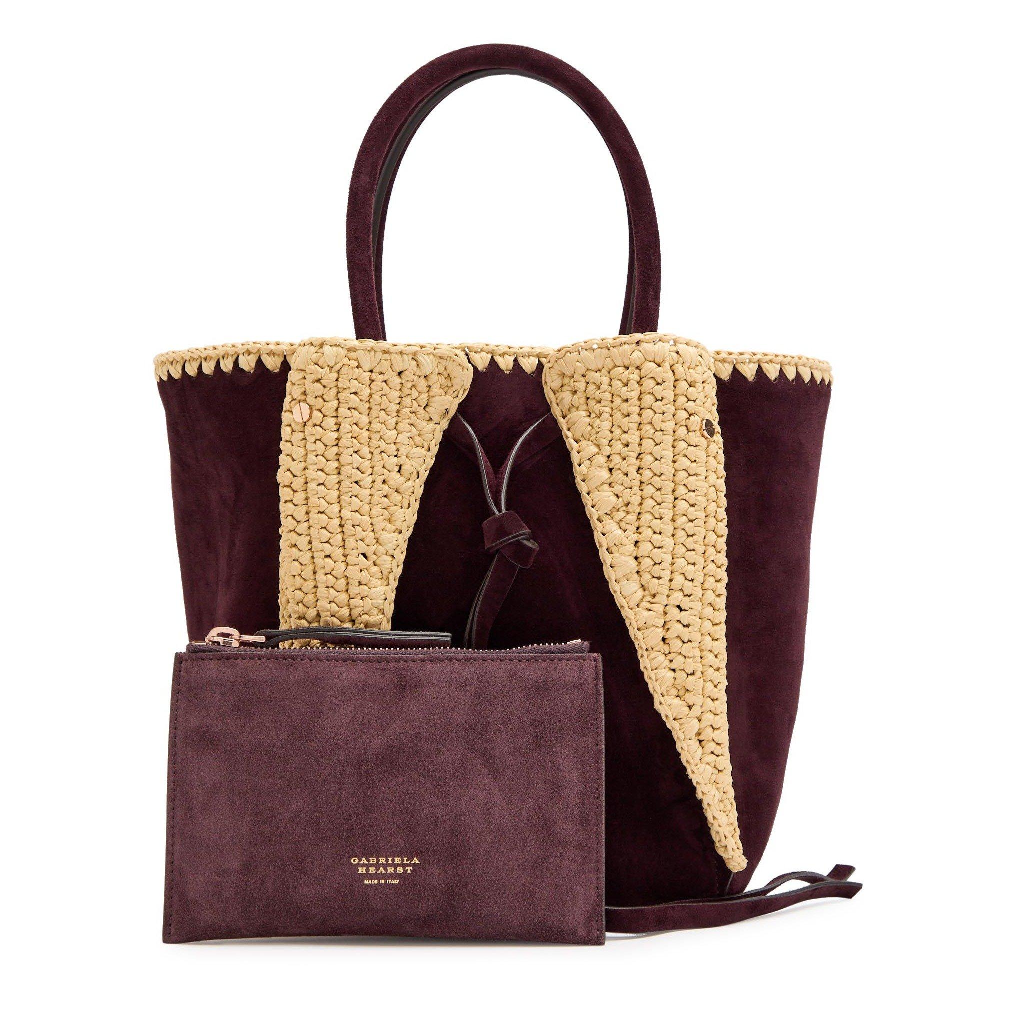 BORDEAUX - Gabriela Hearst - MARIJA SMALL TOTE - 6